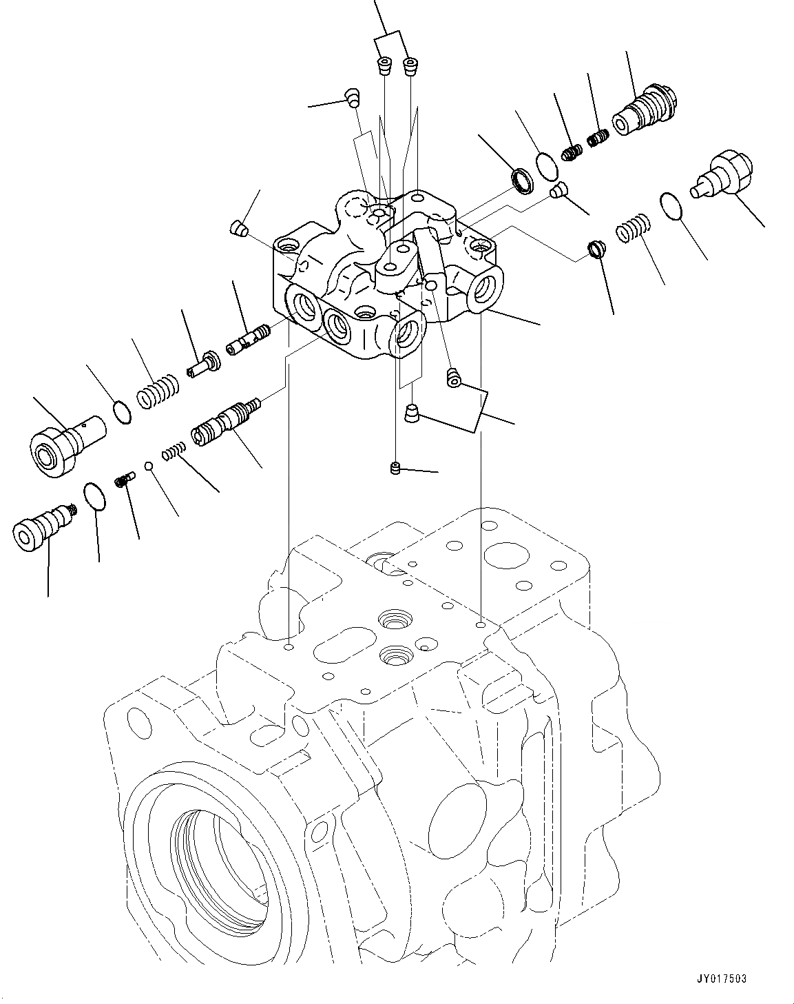 Схема запчастей Komatsu WA500-6 - ГИДР. НАСОС., НАСОС РУЛЕВ. УПРАВЛ-Я (/) (№79-) ГИДР. НАСОС., С ТОРМОЗ. МАСЛ. СИСТЕМА ОХЛАЖДЕНИЯ