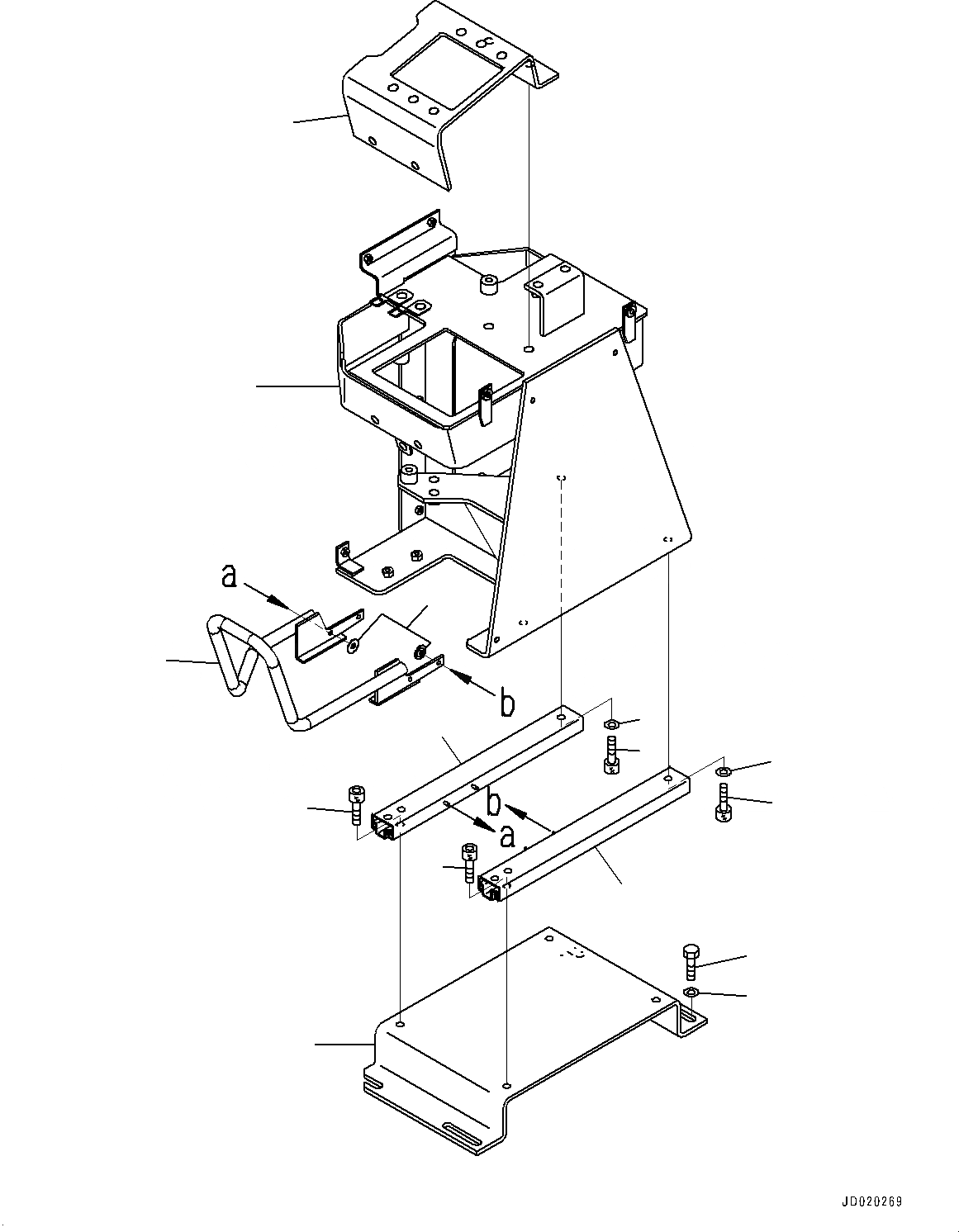 Схема запчастей Komatsu WA500-6 - УПРАВЛЕНИЕ ПОГРУЗКОЙ БЛОК, КОНСОЛЬ SLIDER (№79-) УПРАВЛЕНИЕ ПОГРУЗКОЙ БЛОК, С 3-Х СЕКЦ. КОНТР. КЛАПАНОМ