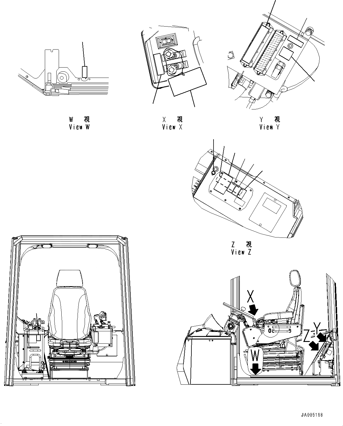 Схема запчастей Komatsu WA500-6 - ПОЛ ТАБЛИЧКИ (№-) ПОЛ ТАБЛИЧКИ, АНГЛ., PICTORIAL ТИП