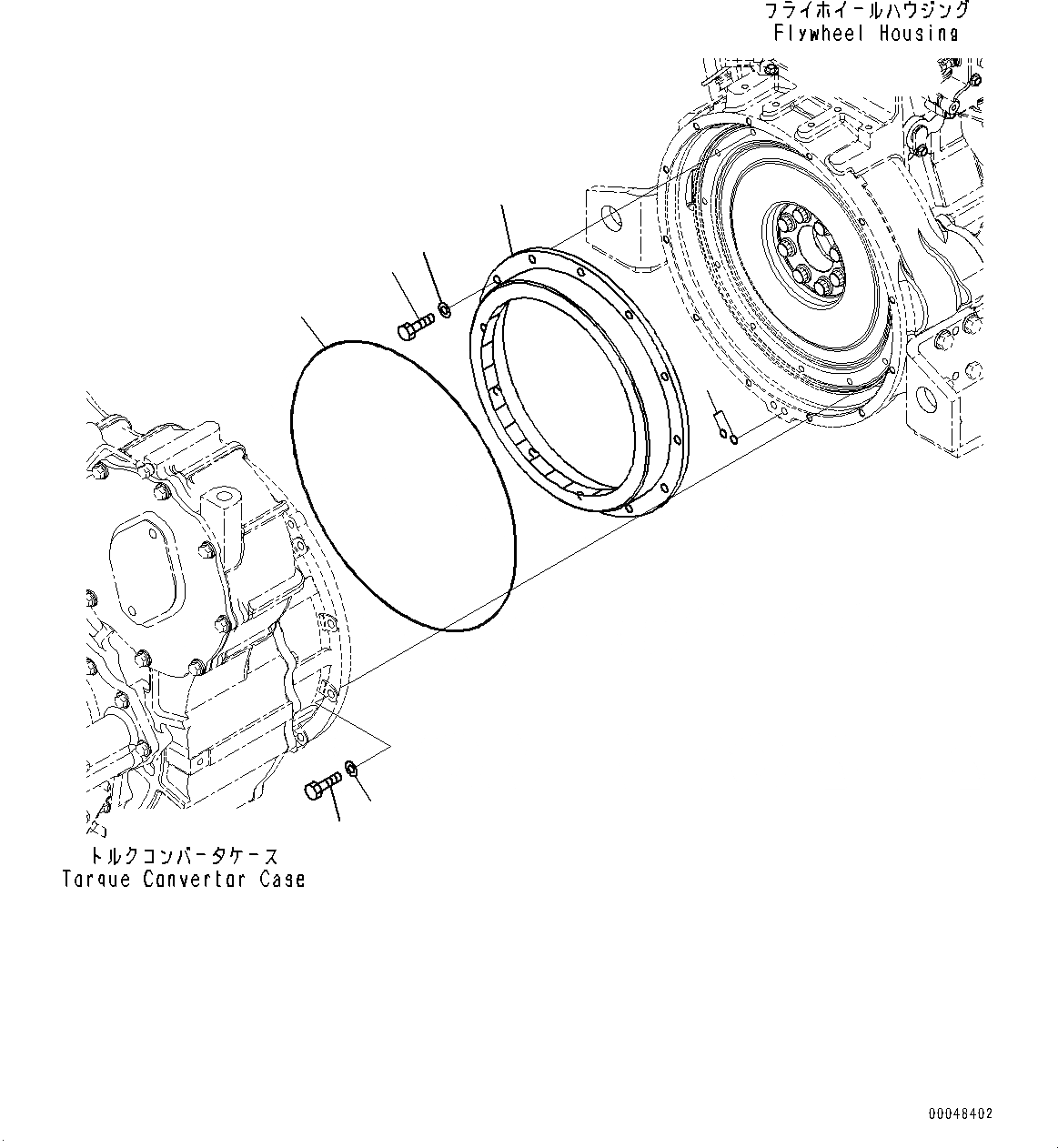 Схема запчастей Komatsu WA500-6R - ДЕМПФЕР (№-) ДЕМПФЕР