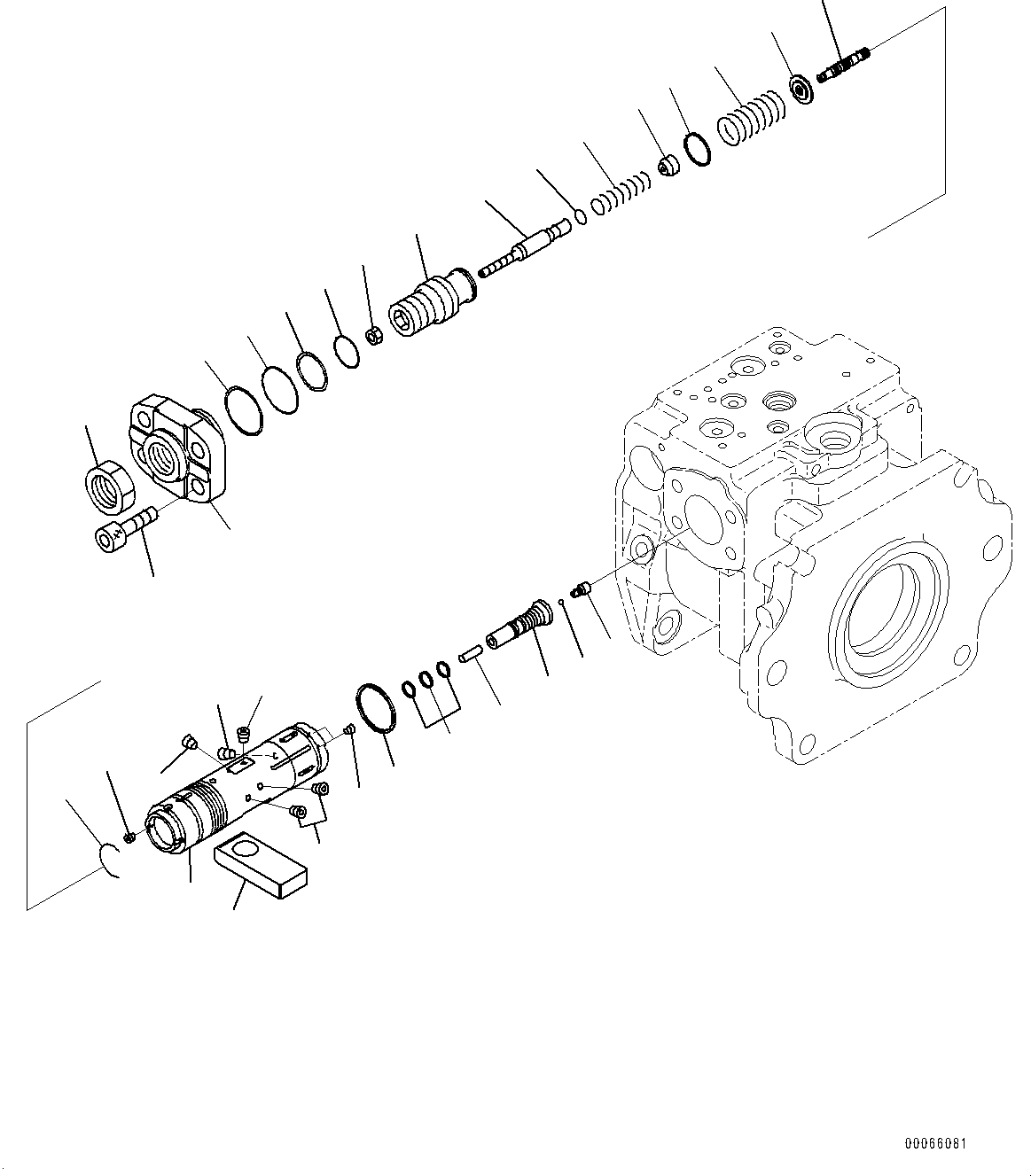 Схема запчастей Komatsu WA500-6R - ГИДР. НАСОС., ПОГРУЗ. НАСОС (/8) (№-) ГИДР. НАСОС., С ТОРМОЗ. МАСЛ. СИСТЕМА ОХЛАЖДЕНИЯ