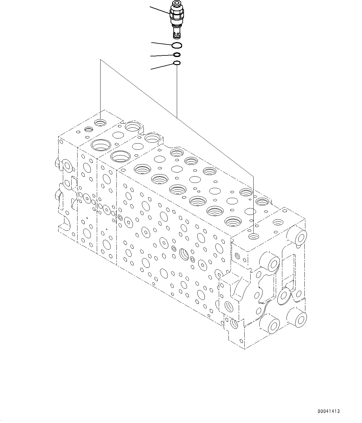 Схема запчастей Komatsu PC200-8 - УПРАВЛЯЮЩ. КЛАПАН, ВНУТР. ЧАСТИ (9/) (№-) УПРАВЛЯЮЩ. КЛАПАН, -АКТУАТОР