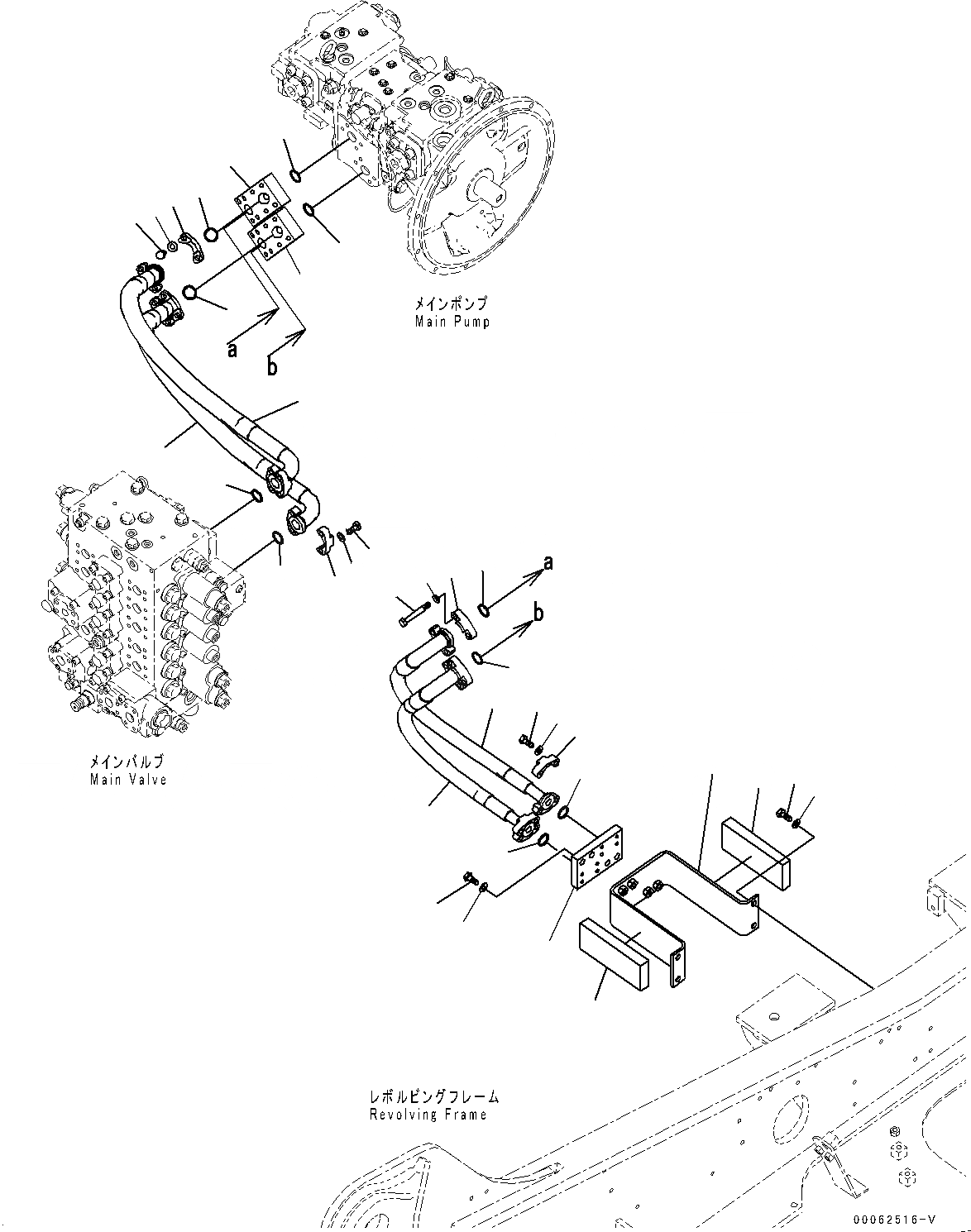 Схема запчастей Komatsu PC200-8 - ПОДАЮЩ. ТРУБЫ (№-) ПОДАЮЩ. ТРУБЫ, ДЛЯ ЗАПРАВОЧН.LING НАСОС