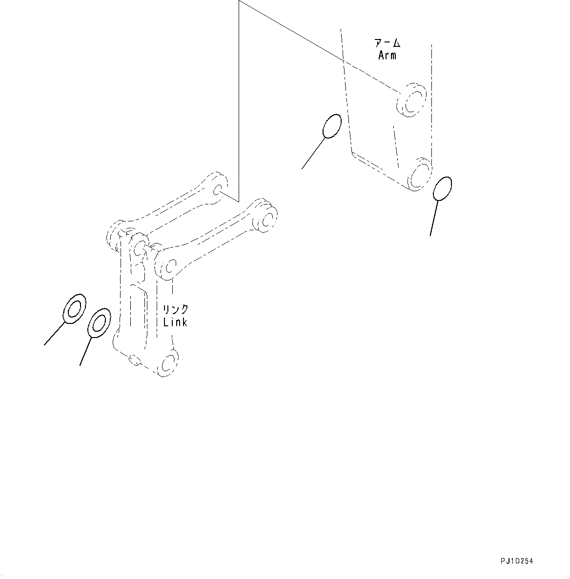 Схема запчастей Komatsu PC200-8 - КОВШ, УПЛОТНЕНИЯ (№-) КОВШ, TRAPEZOIDAL