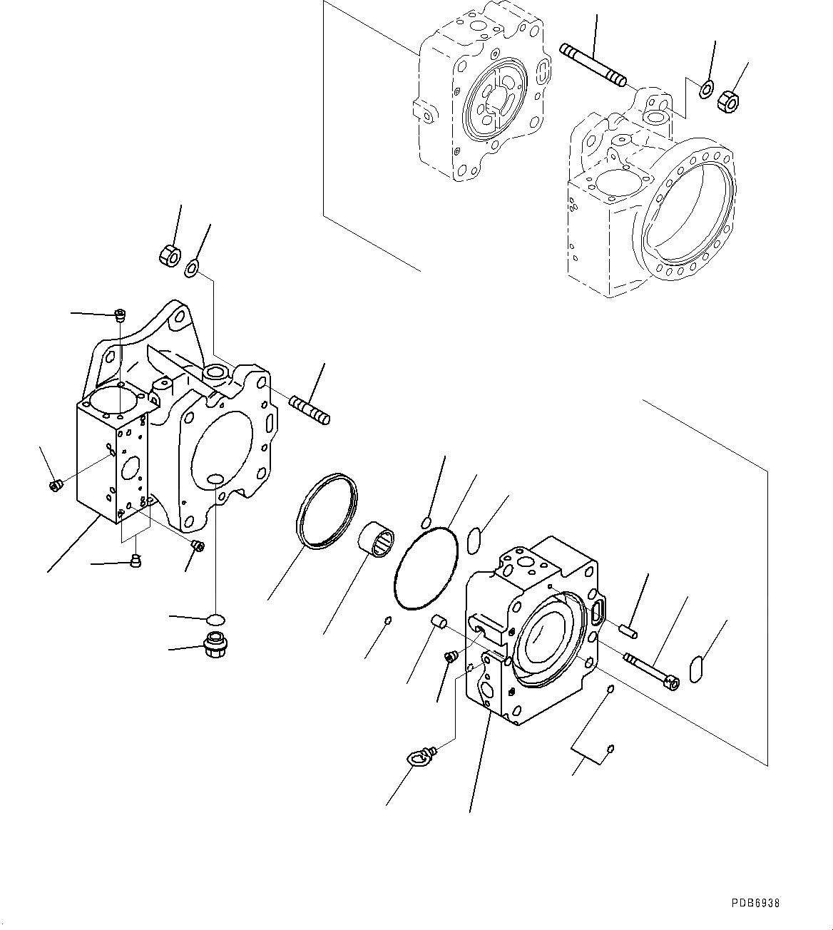 Схема запчастей Komatsu PC1250LC-8 - NO. НАСОС, ВНУТР. ЧАСТИ (/) (№8-8) NO. НАСОС