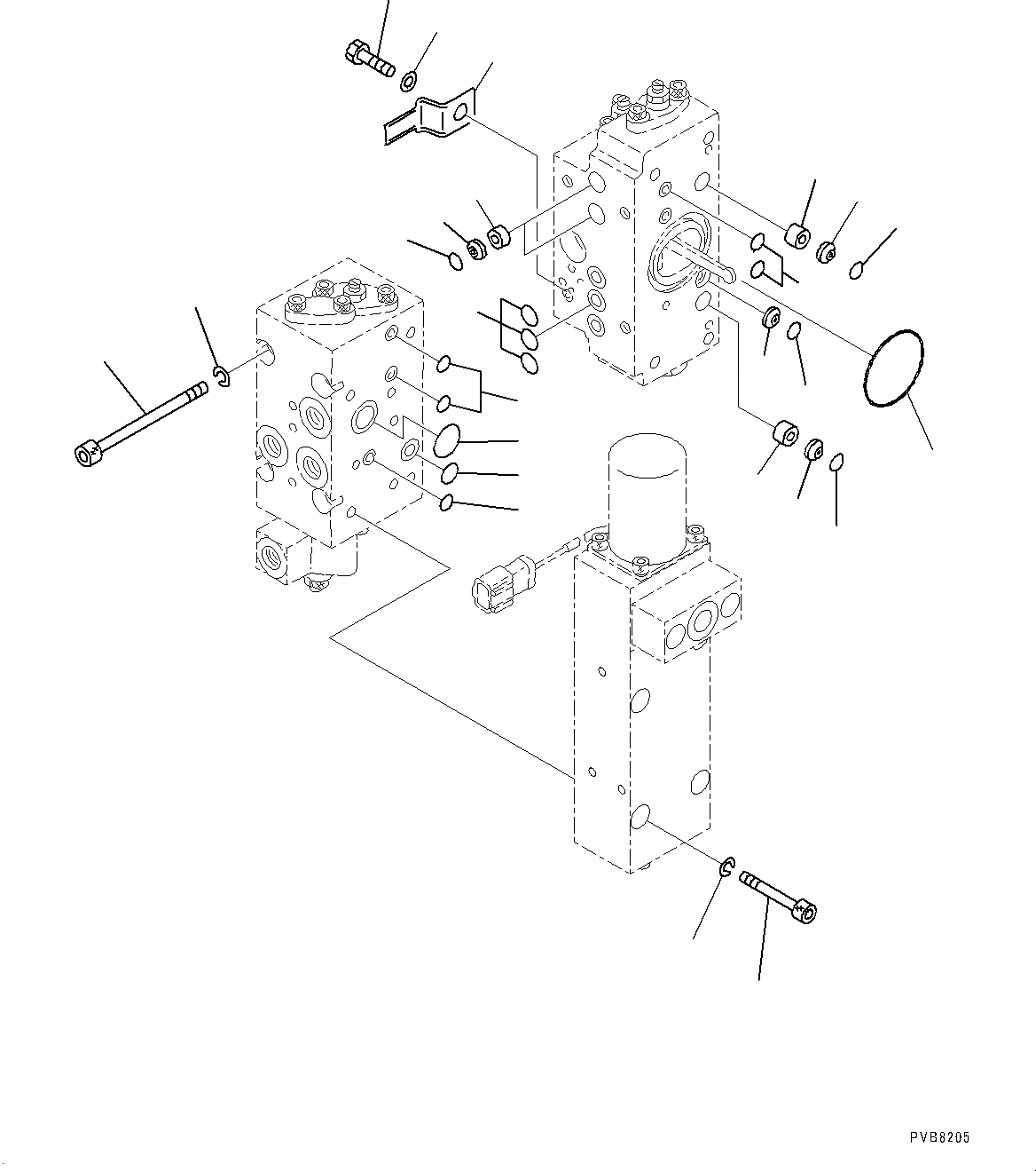 Схема запчастей Komatsu PC1250LC-8 - NO. НАСОС, ВНУТР. ЧАСТИ (/) (№8-) NO. НАСОС