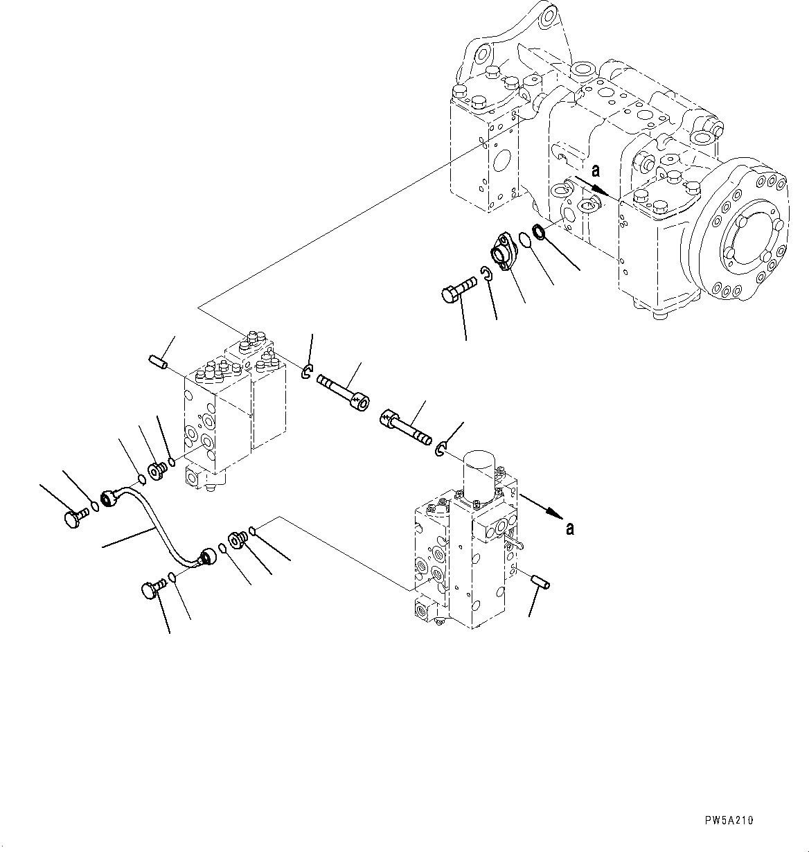 Схема запчастей Komatsu PC1250LC-8 - NO. НАСОС, ВНУТР. ЧАСТИ (/) (№8-) NO. НАСОС