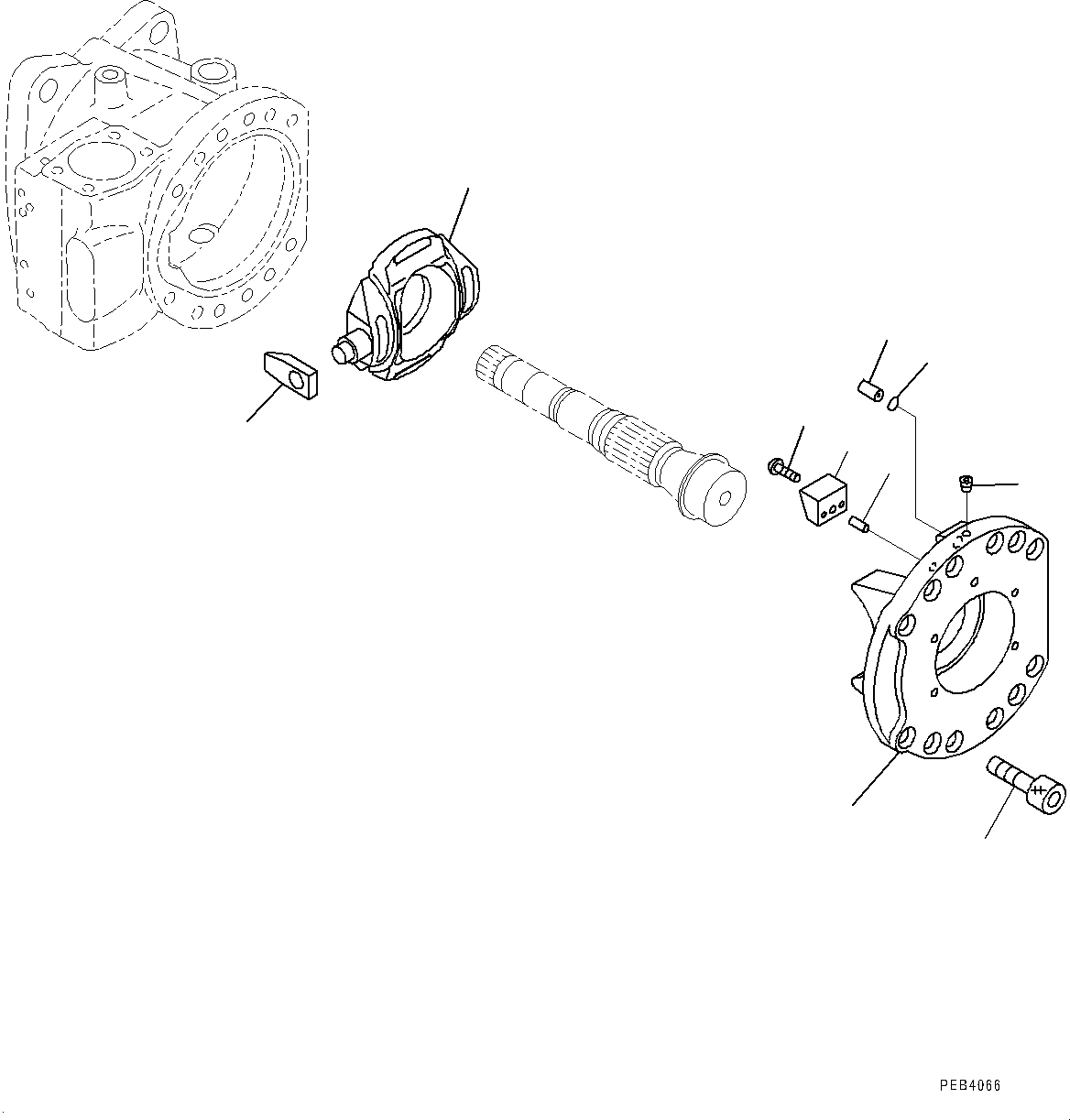 Схема запчастей Komatsu PC1250LC-8 - NO. НАСОС, ВНУТР. ЧАСТИ (9/) (№8-) NO. НАСОС