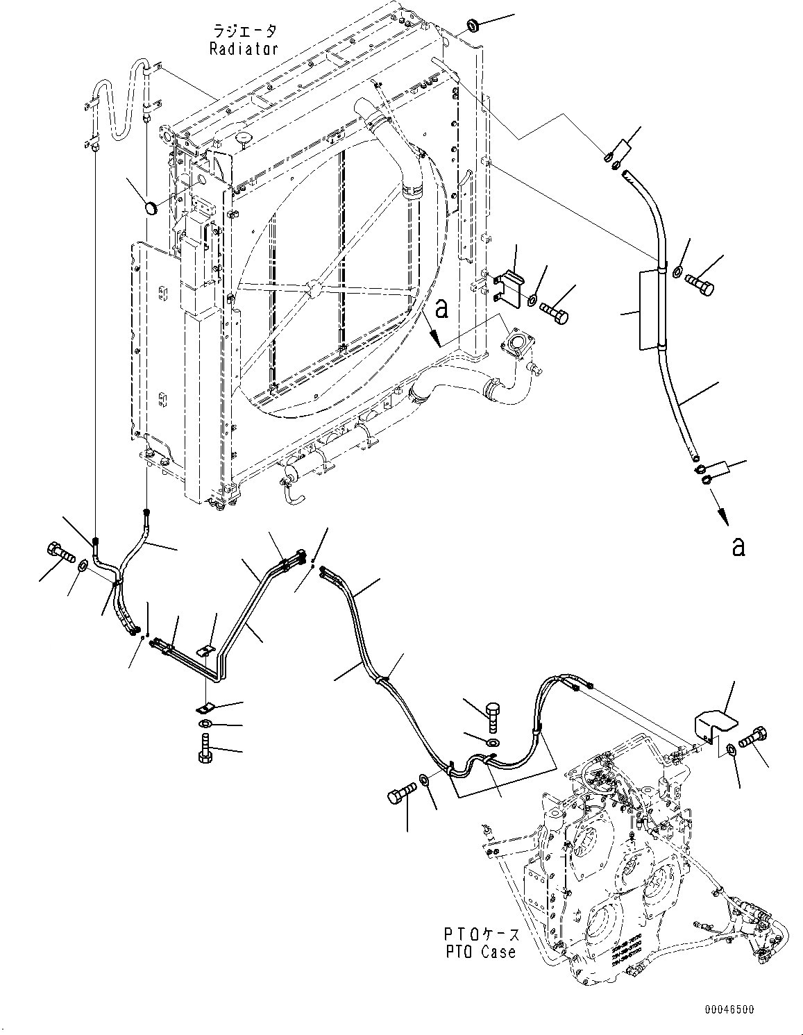 Схема запчастей Komatsu PC1250-8 - СИСТЕМА ОХЛАЖДЕНИЯ, РАДИАТОР BYPASS ШЛАНГИ (№8-) СИСТЕМА ОХЛАЖДЕНИЯ, АВТОМАТИЧ. КОНДИЦ. ВОЗДУХА