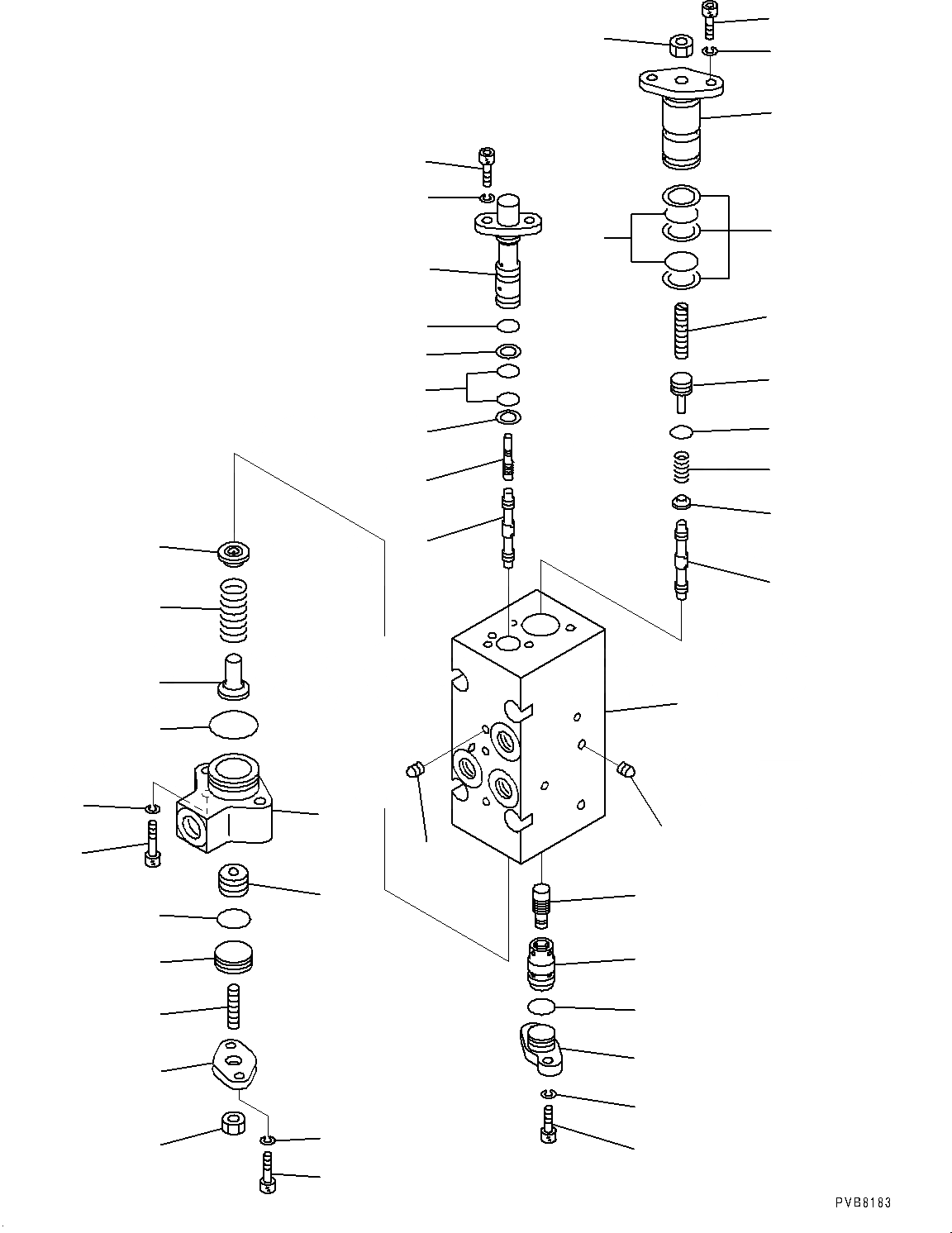 Схема запчастей Komatsu PC1250-8 - NO. НАСОС, ВНУТР. ЧАСТИ (8/) (№8-) NO. НАСОС