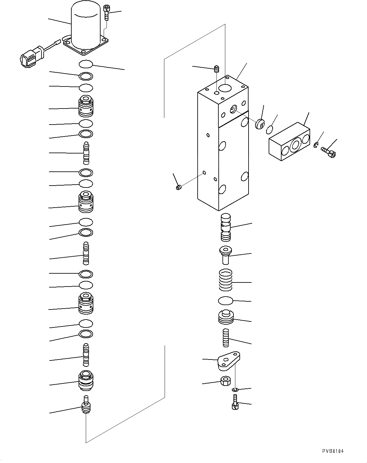 Схема запчастей Komatsu PC1250-8 - NO. НАСОС, ВНУТР. ЧАСТИ (/) (№8-) NO. НАСОС