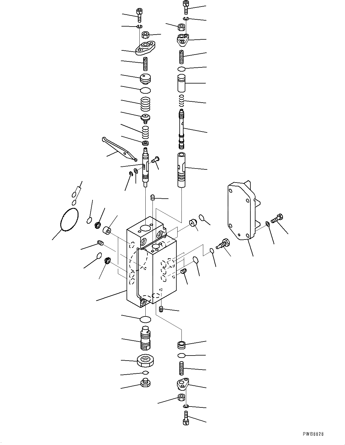 Схема запчастей Komatsu PC1250-8 - NO. НАСОС, ВНУТР. ЧАСТИ (7/) (№8-) NO. НАСОС