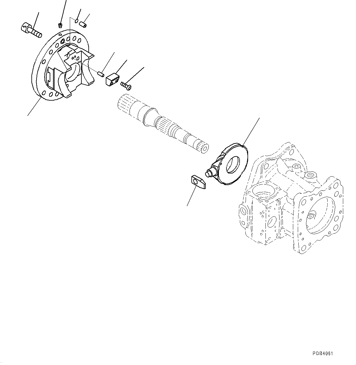 Схема запчастей Komatsu PC1250-8 - NO. НАСОС, ВНУТР. ЧАСТИ (/) (№8-) NO. НАСОС