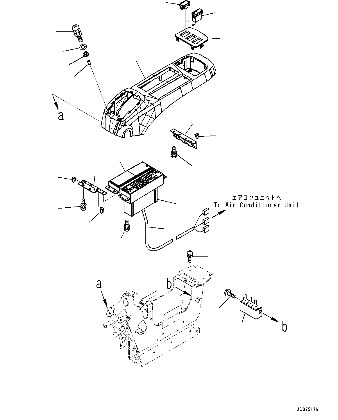 Схема запчастей Komatsu PC1250-8 - ОСНОВН. КОНСТРУКЦИЯ, ПОЛ, КОНСОЛЬ, ЛЕВ. (/) (№8-) ОСНОВН. КОНСТРУКЦИЯ, БЕЗ AM-FM STEREO РАДИО, CASSETTE, VHMS