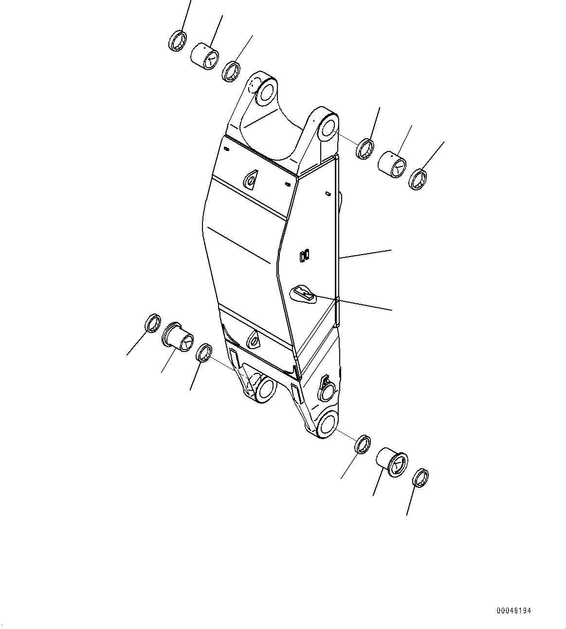 Схема запчастей Komatsu PC1250-8 - РАБОЧЕЕ ОБОРУДОВАНИЕ, РУКОЯТЬ (№8-) РАБОЧЕЕ ОБОРУДОВАНИЕ, ДЛЯ ПРЯМАЯ ЛОПАТА CONFIGURATION