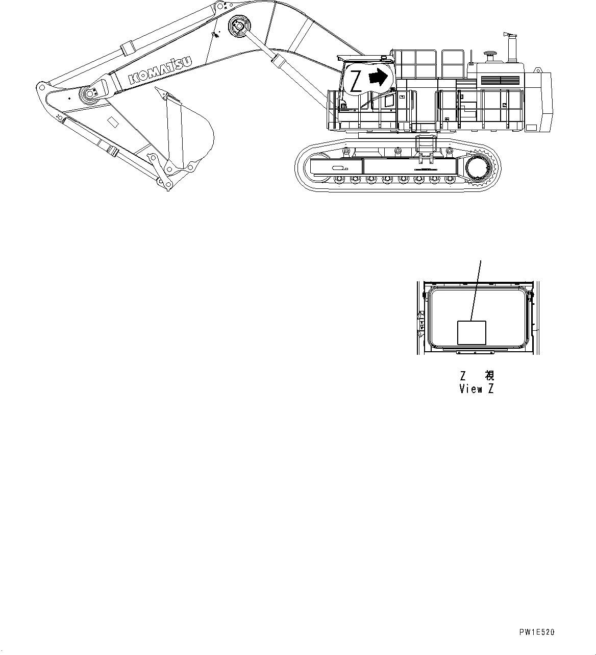 Схема запчастей Komatsu PC1250-8 - ГРУЗОПОДЪЕМНОСТЬ CHART (№8-) ГРУЗОПОДЪЕМНОСТЬ CHART