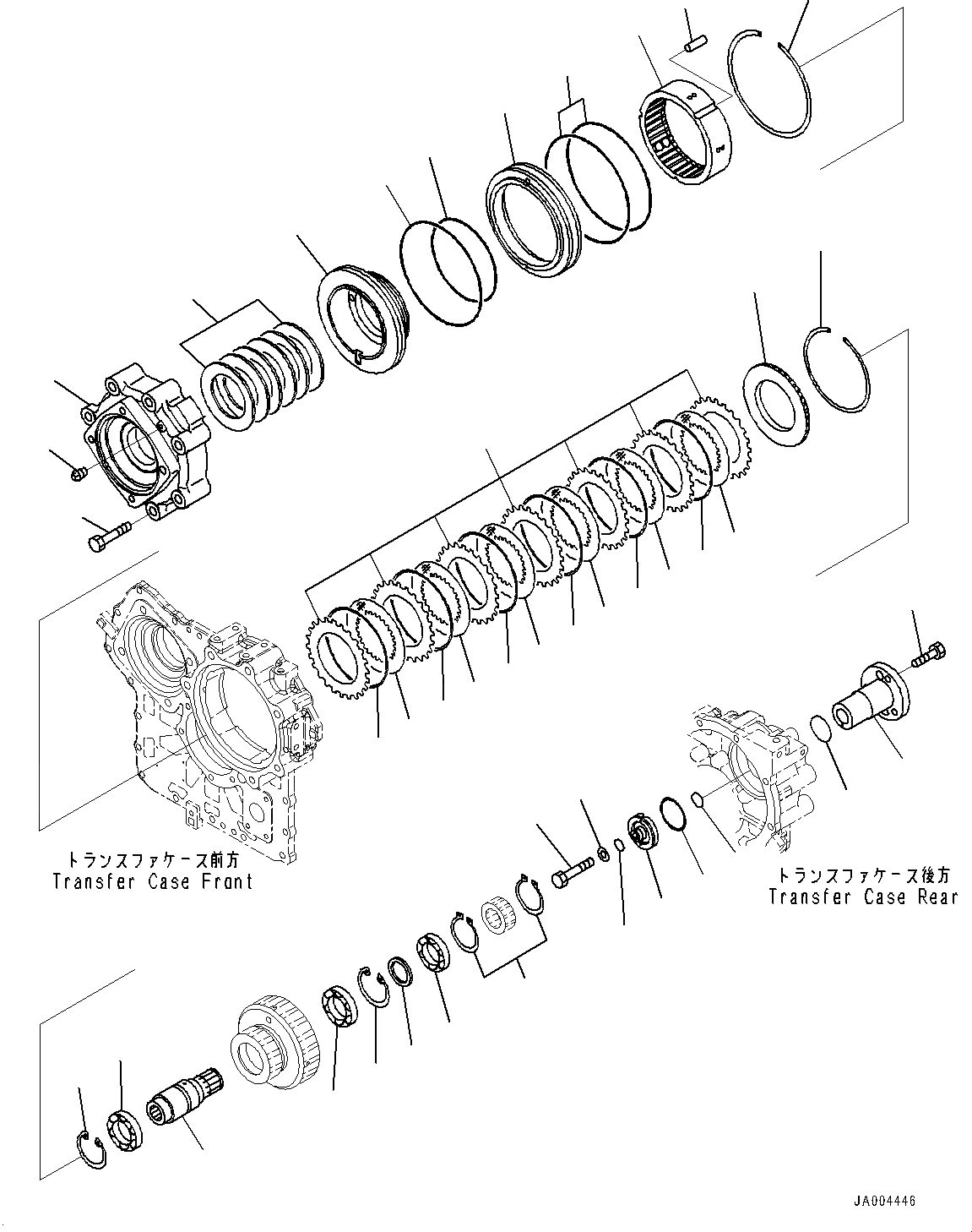 Схема запчастей Komatsu WA250PZ-6 - ПЕРЕДАЧА, ПЕРЕДАЧА МУФТА (№77-) ПЕРЕДАЧА, БЕЗ КРЫШКА МАСЛОНАЛИВНОГО ПАТРУБКА БЛОКИРОВКА И КРЫШКИБЛОКИР.