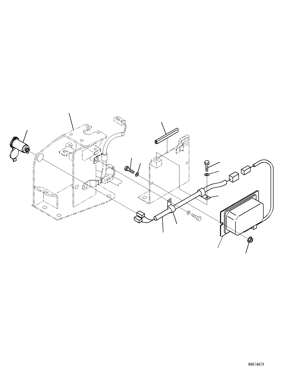 Схема запчастей Komatsu WA250PZ-6 - КАБИНА ROPS И ОСНОВН. КОНСТРУКЦИЯ ГРУППА, DC CONVERTER (№77-) КАБИНА ROPS И ОСНОВН. КОНСТРУКЦИЯ ГРУППА, С КАБИНОЙ ОБОГРЕВАТЕЛЬ.