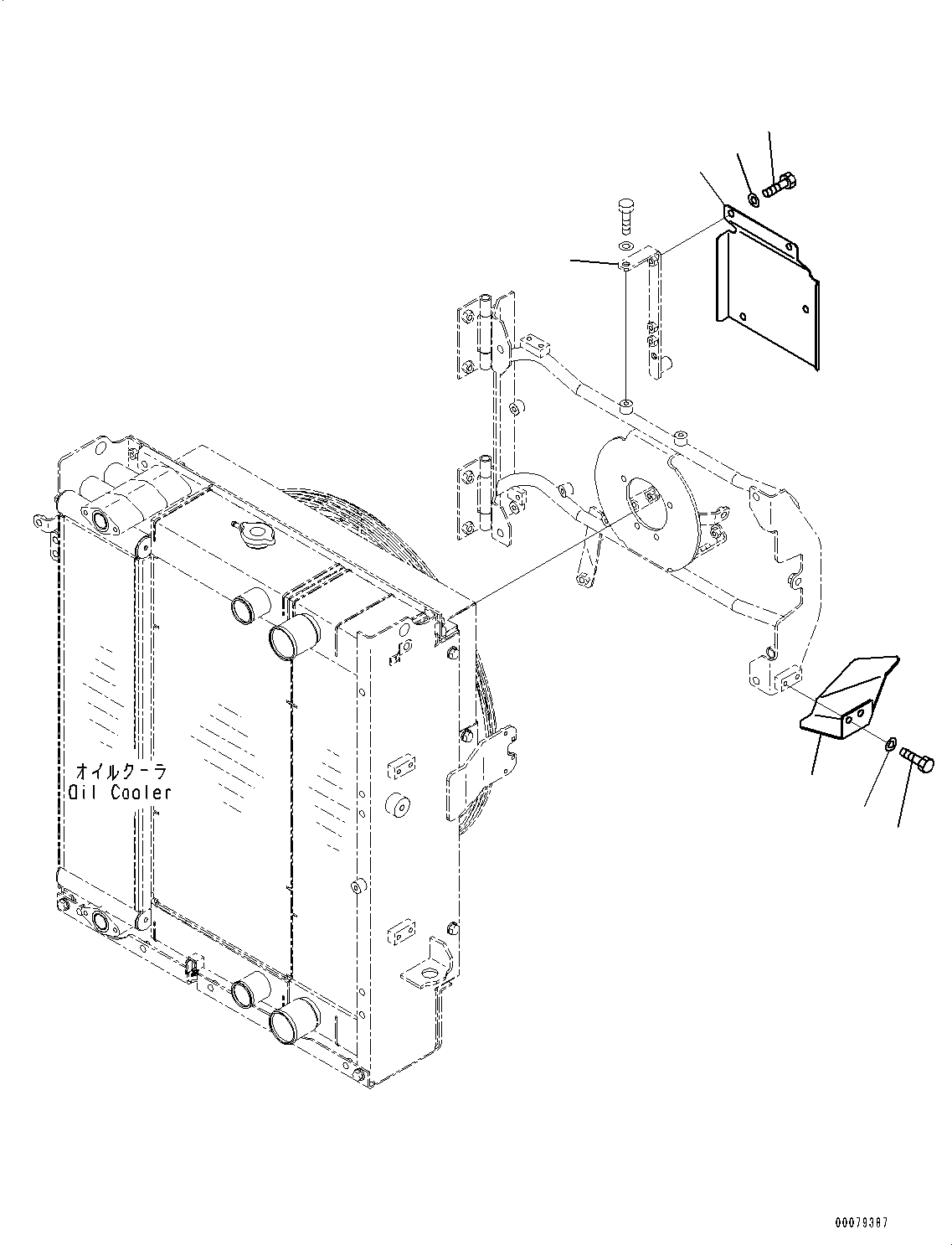 Схема запчастей Komatsu WA250PZ-6 - РАДИАТОР, КРЫШКА(№77-) РАДИАТОР, С ШИР. СЕРДЦЕВИНА РАДИАТОР, С КОНДИЦИОНЕРОМ, LATCH ТИП, ДЛЯ СТРАН ЕС