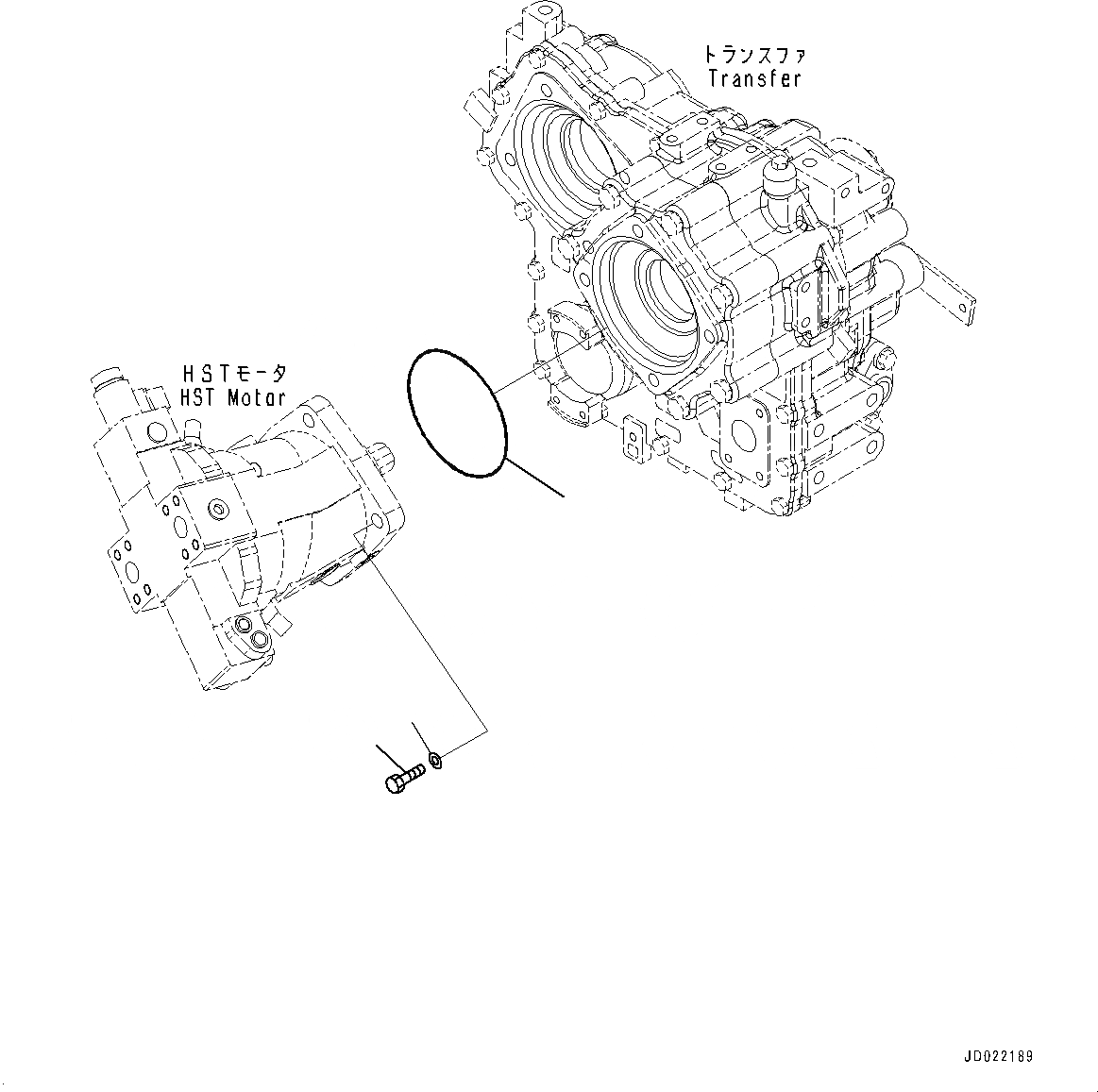 Схема запчастей Komatsu WA250PZ-6 - HYDROSTATIC ТРАНСМИССИЯ (HST) НАСОС И МОТОР, HST МОТОР КРЕПЛЕНИЕ (№77-) HYDROSTATIC ТРАНСМИССИЯ (HST) НАСОС И МОТОР