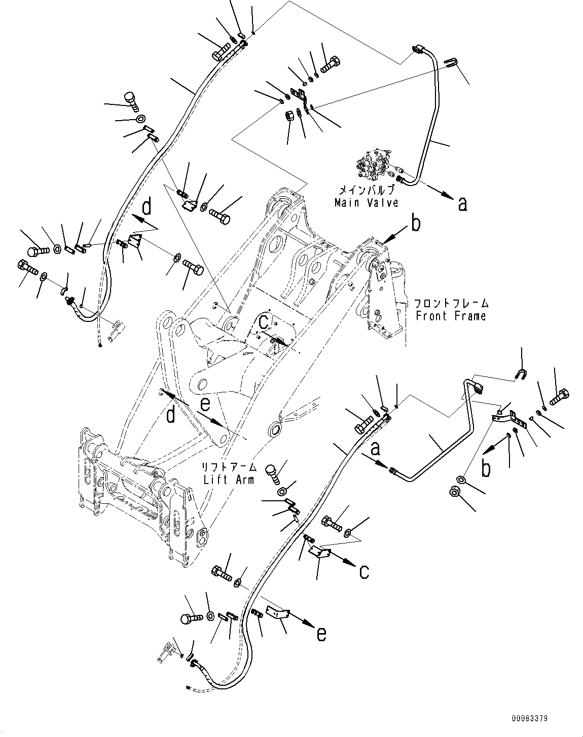 Схема запчастей Komatsu WA250PZ-6 - ГИДРОЛИНИЯ, MULTI-COUPLER ТРУБЫ (№77-) ГИДРОЛИНИЯ, С 3-Х СЕКЦ. КОНТР. КЛАПАНОМ, ШИР. СЕРДЦЕВИНА РАДИАТОР, MULTI-COUPLER, ECSS, ЭКСТРЕНН. РУЛЕВ. УПРАВЛЕНИЕ, АВТОМАТИЧ. УПРАВЛ-Е TYP