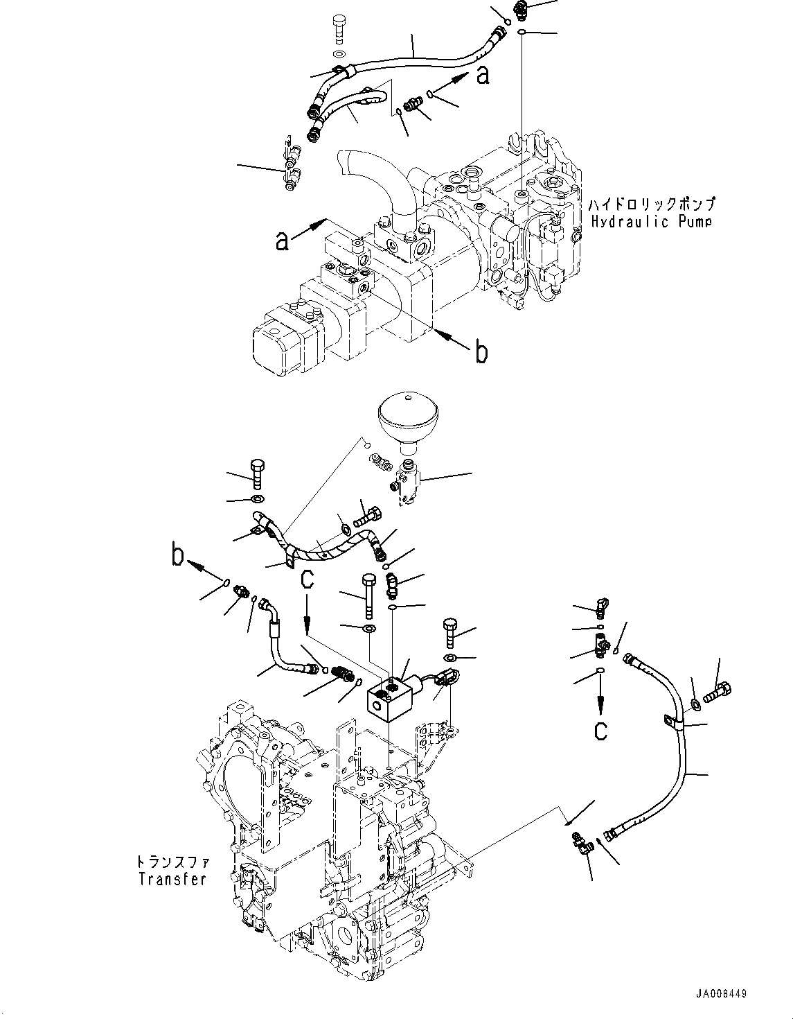 Схема запчастей Komatsu WA250PZ-6 - INCHING УПРАВЛ-Е (№77-) INCHING УПРАВЛ-Е