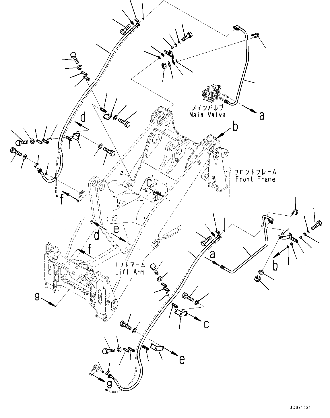 Схема запчастей Komatsu WA250PZ-6 - ГИДРОЛИНИЯ, MULTI-COUPLER ТРУБЫ (№77-) ГИДРОЛИНИЯ, С JRB ТИП СОЕДИНИТ. УСТР-ВО, 3-Х СЕКЦИОНН. КОНТРОЛЬН. КЛАПАН, ШИР. СЕРДЦЕВИНА РАДИАТОР, ECSS