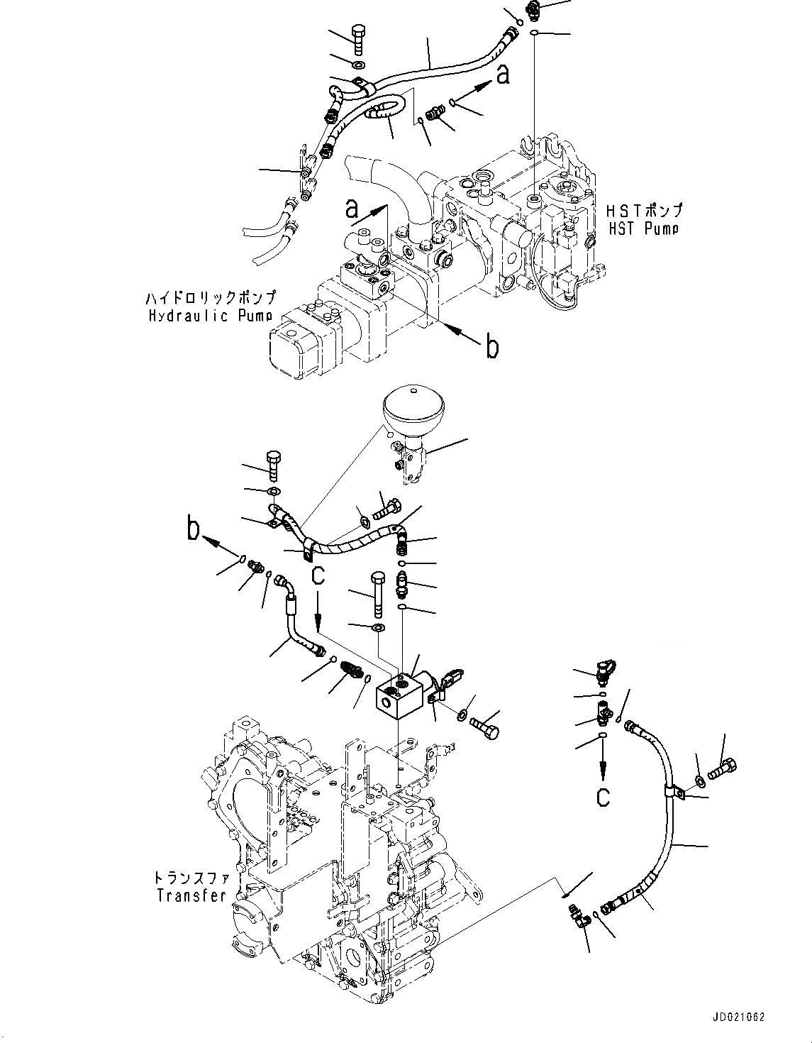 Схема запчастей Komatsu WA200PZ-6 - INCHING УПРАВЛ-Е (№788-) INCHING УПРАВЛ-Е