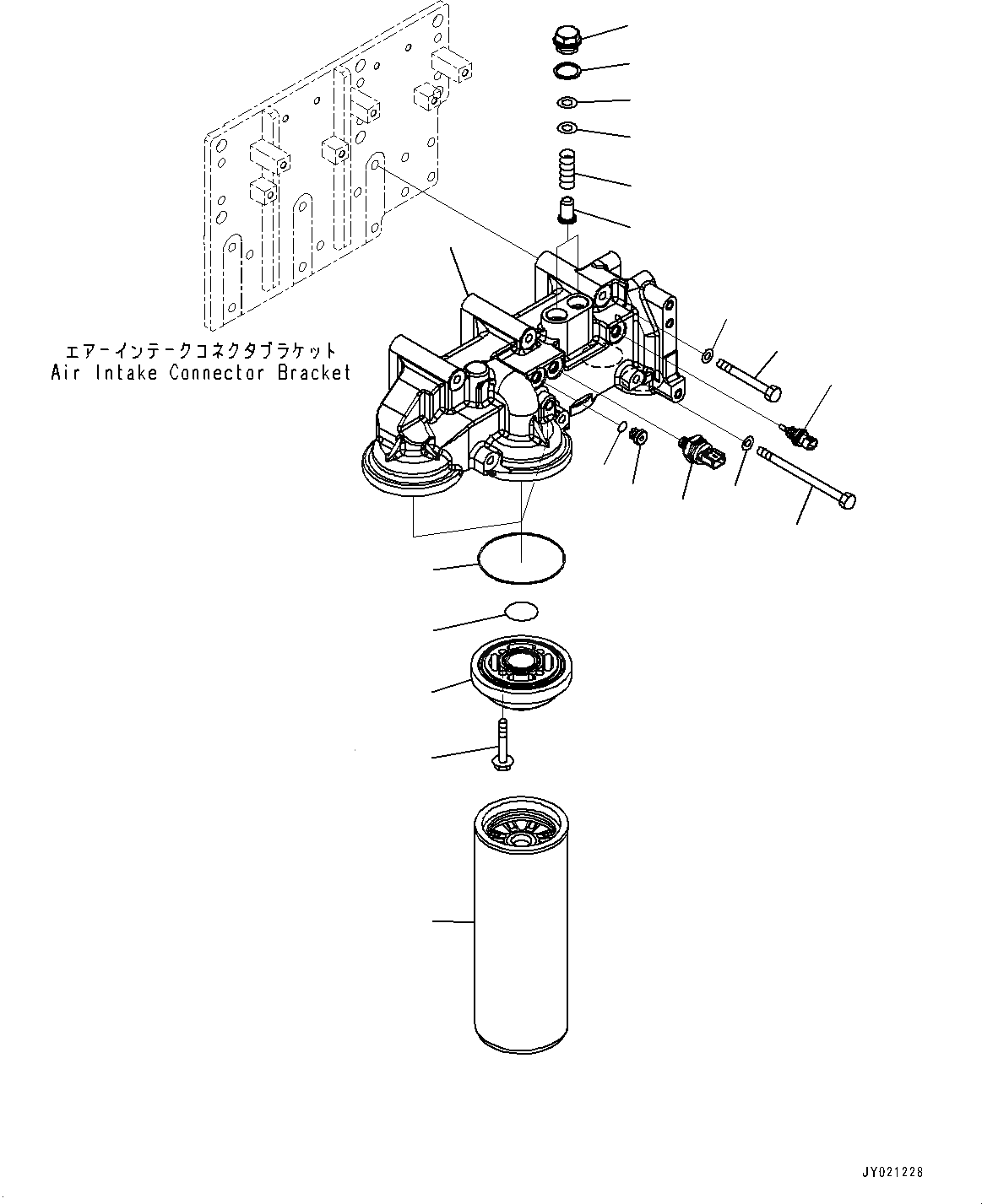 Схема запчастей Komatsu SAA6D170E-5C - ДВИГАТЕЛЬ МАСЛ. ФИЛЬТР, ВНУТР. ЧАСТИ (№7-) ДВИГАТЕЛЬ МАСЛ. ФИЛЬТР