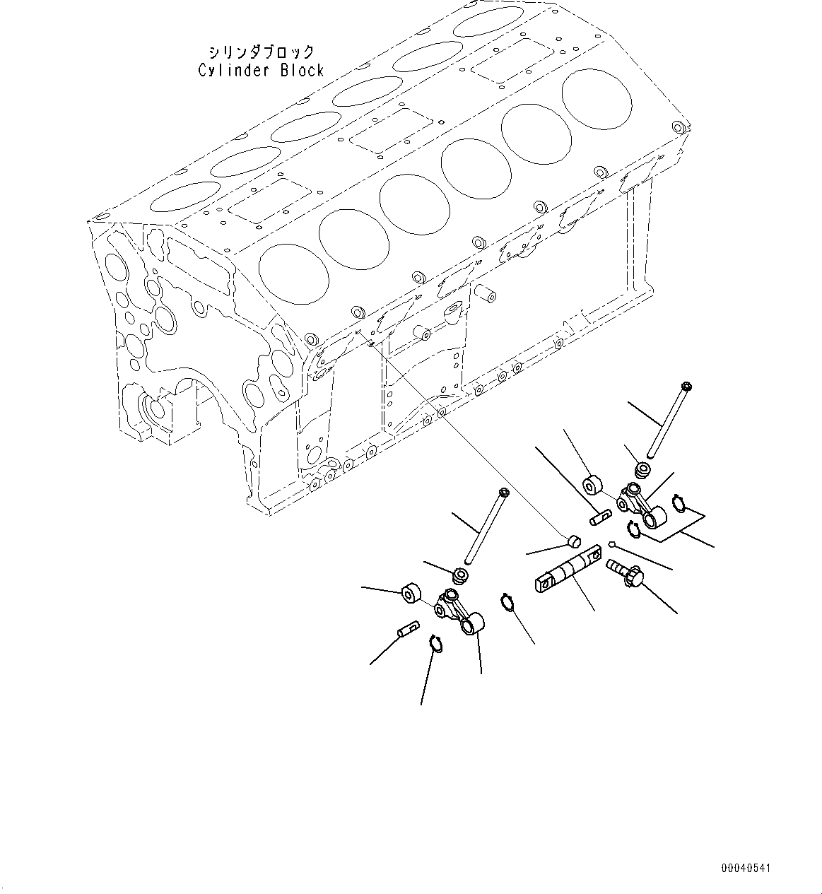 Схема запчастей Komatsu SAA12V140E-3E - РАСПРЕДВАЛ КОМПОНЕНТЫ, ТОЛКАТЕЛЬ КЛАПАНА (№-) РАСПРЕДВАЛ КОМПОНЕНТЫ