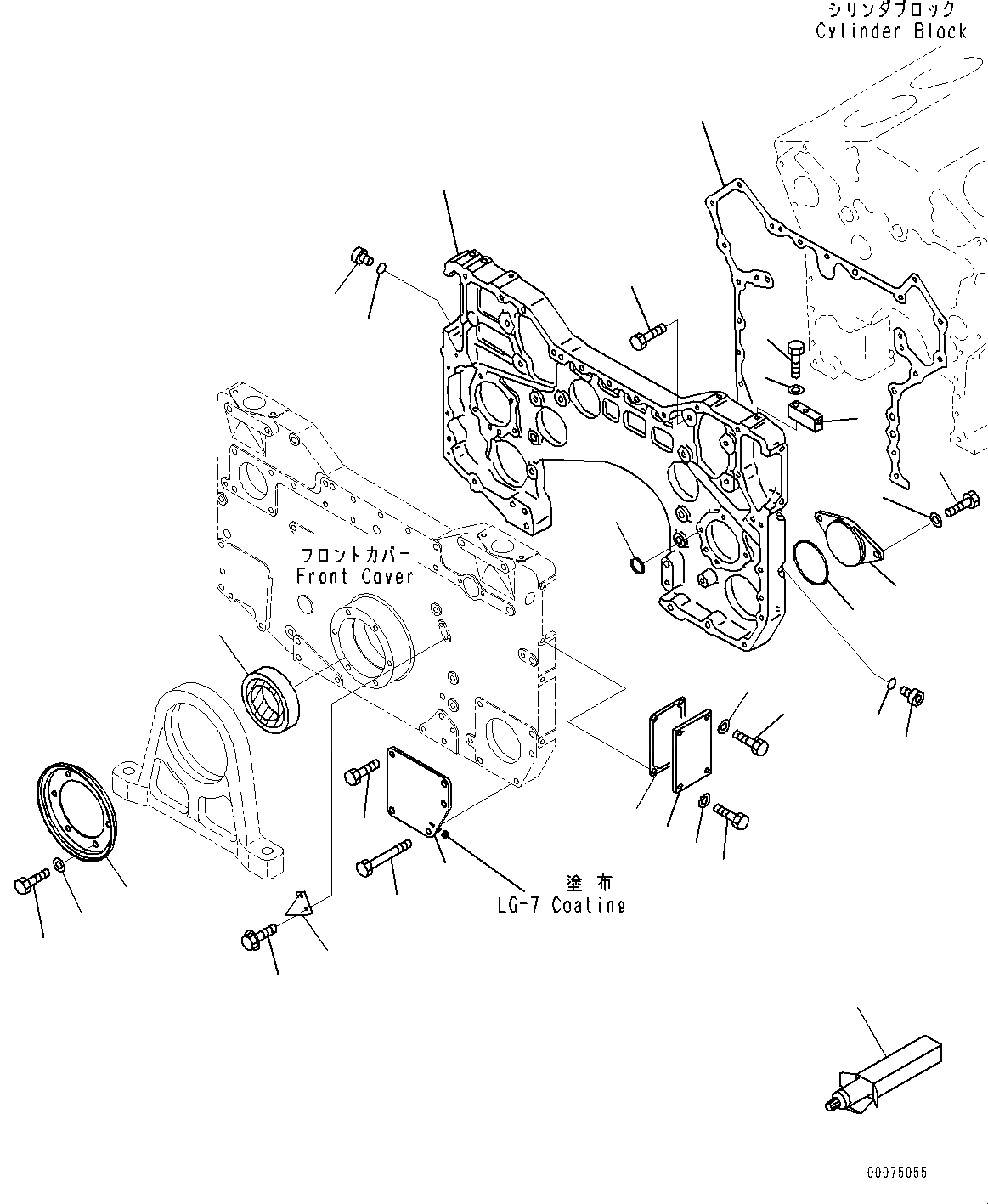 Схема запчастей Komatsu SAA12V140E-3E - ЭЛЕМЕНТЫ ПЕРЕДН. КРЫШКИ, COVER, КОРПУС ШЕСТЕРЕНН. ПЕРЕДАЧИ (№-) ЭЛЕМЕНТЫ ПЕРЕДН. КРЫШКИ, ДЛЯ HARD ВОДН. AREA ARRANGEMENT, EXTRA BAD ТОПЛИВН. И ПЛОХ. ТОПЛИВО СПЕЦ-ЯIFICATION, ВОДН.+DUST, ДОПОЛН. FILTE