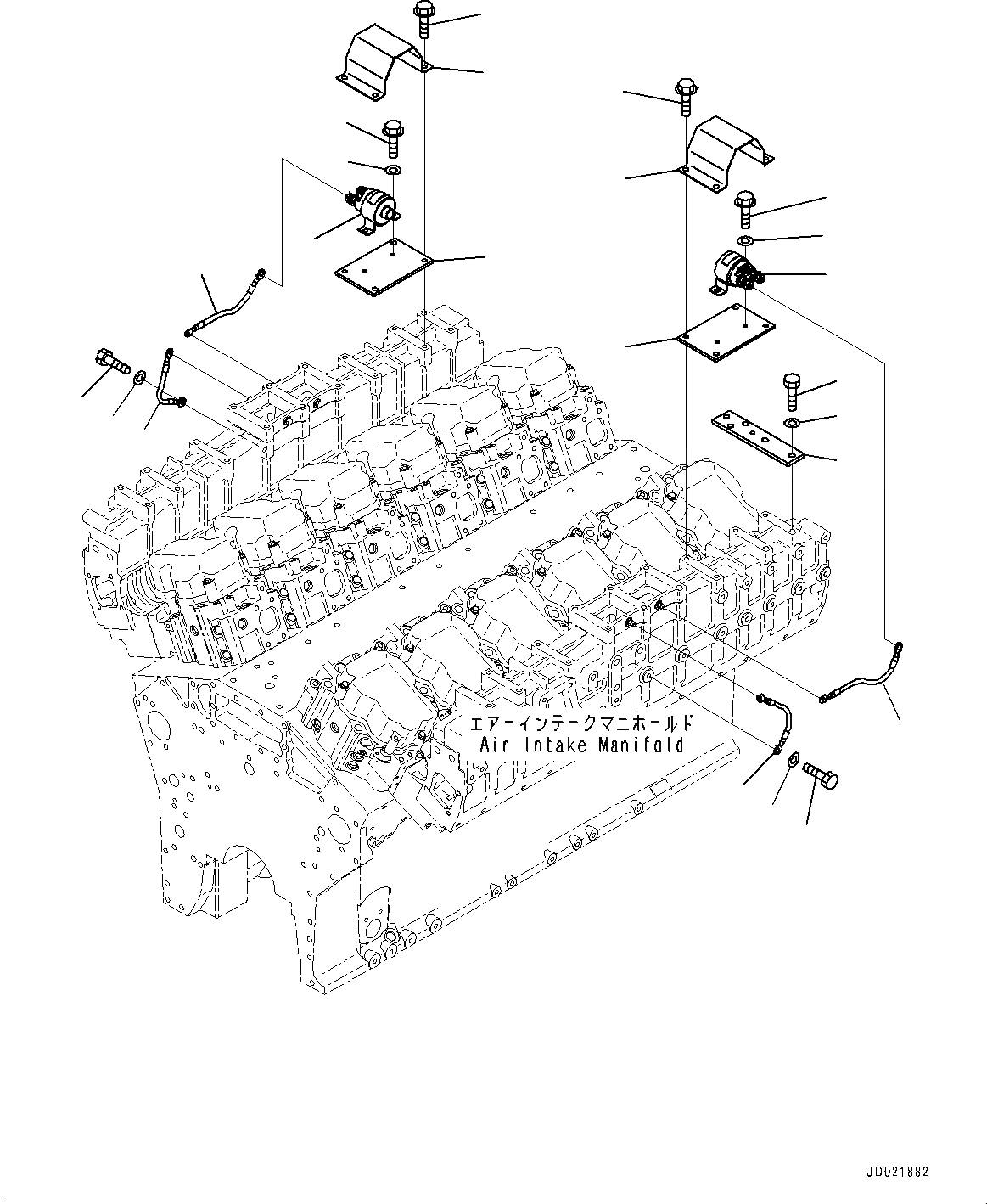 Схема запчастей Komatsu SAA12V140E-3E - ВЫКЛЮЧАТЕЛЬ ПОДОГРЕВАТЕЛЯ (№-) ВЫКЛЮЧАТЕЛЬ ПОДОГРЕВАТЕЛЯ