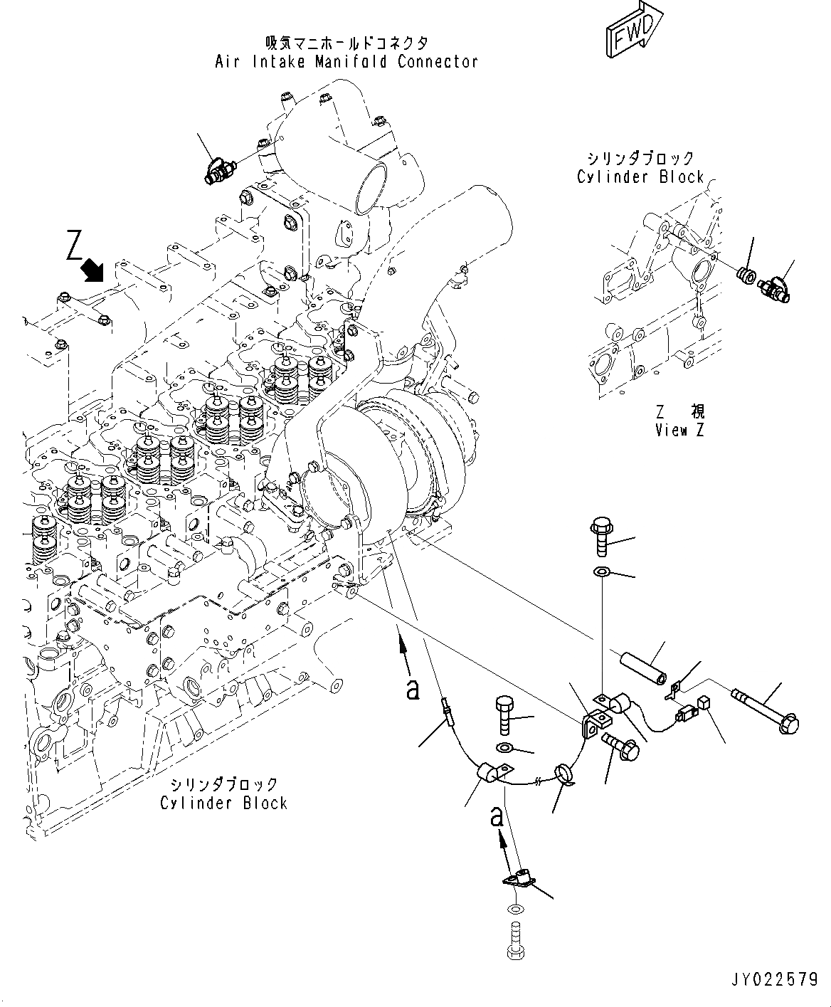 Схема запчастей Komatsu SAA6D140E-5DR - ОБСЛУЖ. АКСЕССУАРЫ (№-) ОБСЛУЖ. АКСЕССУАРЫ, PM-CLINIC СПЕЦ-Я.