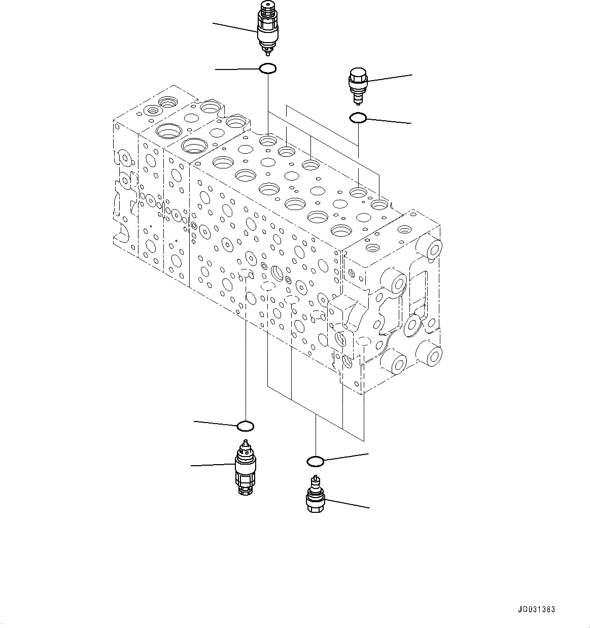 Схема запчастей Komatsu PC228US-8 - УПРАВЛЯЮЩ. КЛАПАН, 8-СЕКЦИОНН. (/) (№-) УПРАВЛЯЮЩ. КЛАПАН, -ДОПОЛН. АКТУАТОР ТРУБЫ, АККУМУЛЯТОР