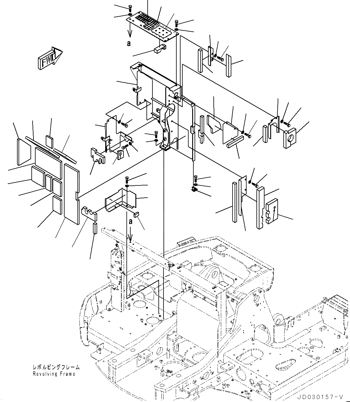 Схема запчастей Komatsu PC228US-8 - ПЕРЕГОРОДКА. COVER, КРЫШКА(/) (№-) ПЕРЕГОРОДКА. COVER, СТРЕЛА ANTI-DROP КЛАПАН, РАЗРУШ. ЗДАНИЙ СПЕЦ-ЯIFICATION