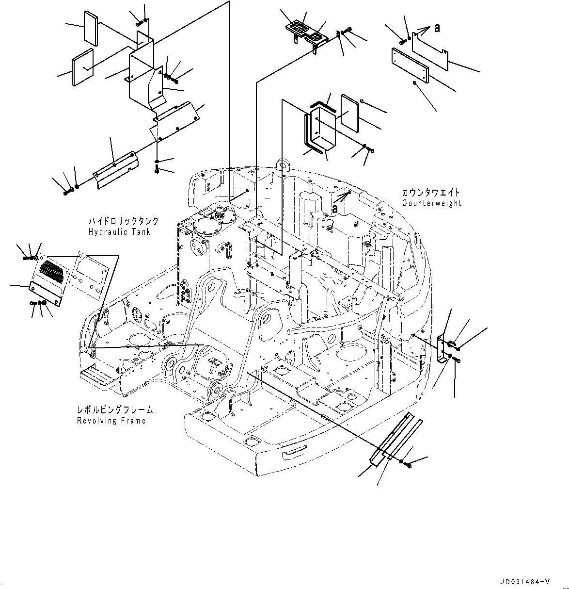 Схема запчастей Komatsu PC228US-8 - ПЕРЕГОРОДКА. COVER, КРЫШКА(/) (№-) ПЕРЕГОРОДКА. COVER, СТРЕЛА ANTI-DROP КЛАПАН, РАЗРУШ. ЗДАНИЙ СПЕЦ-ЯIFICATION