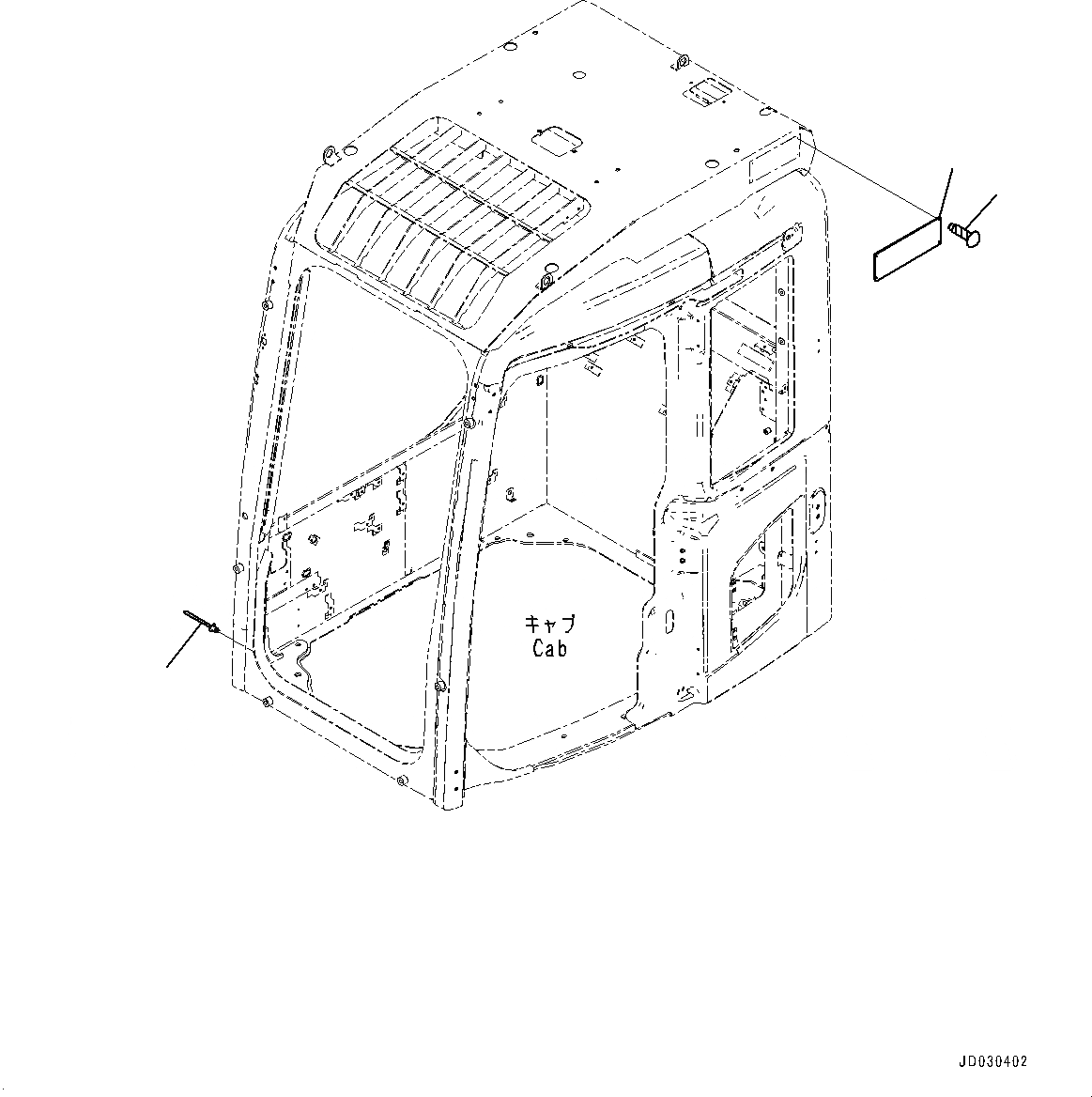 Схема запчастей Komatsu PC228US-8 - ПРЕДУПРЕЖДАЮЩ. МАРКИРОВКАS (№-) ПРЕДУПРЕЖДАЮЩ. МАРКИРОВКАS, КАБИНА ВЕРХН. ЧАСТИ КОРПУСА LV, АНГЛ., TEXT ТИП