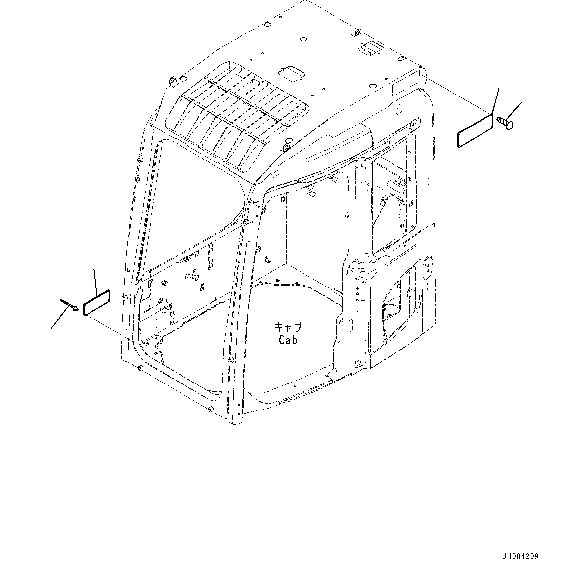 Схема запчастей Komatsu PC228US-8 - ПРЕДУПРЕЖДАЮЩ. МАРКИРОВКАS (№-7) ПРЕДУПРЕЖДАЮЩ. МАРКИРОВКАS, КАБИНА ВЕРХН. ЧАСТИ КОРПУСА LV, АНГЛ., TEXT ТИП, ДЛЯ АВСТРАЛИИ