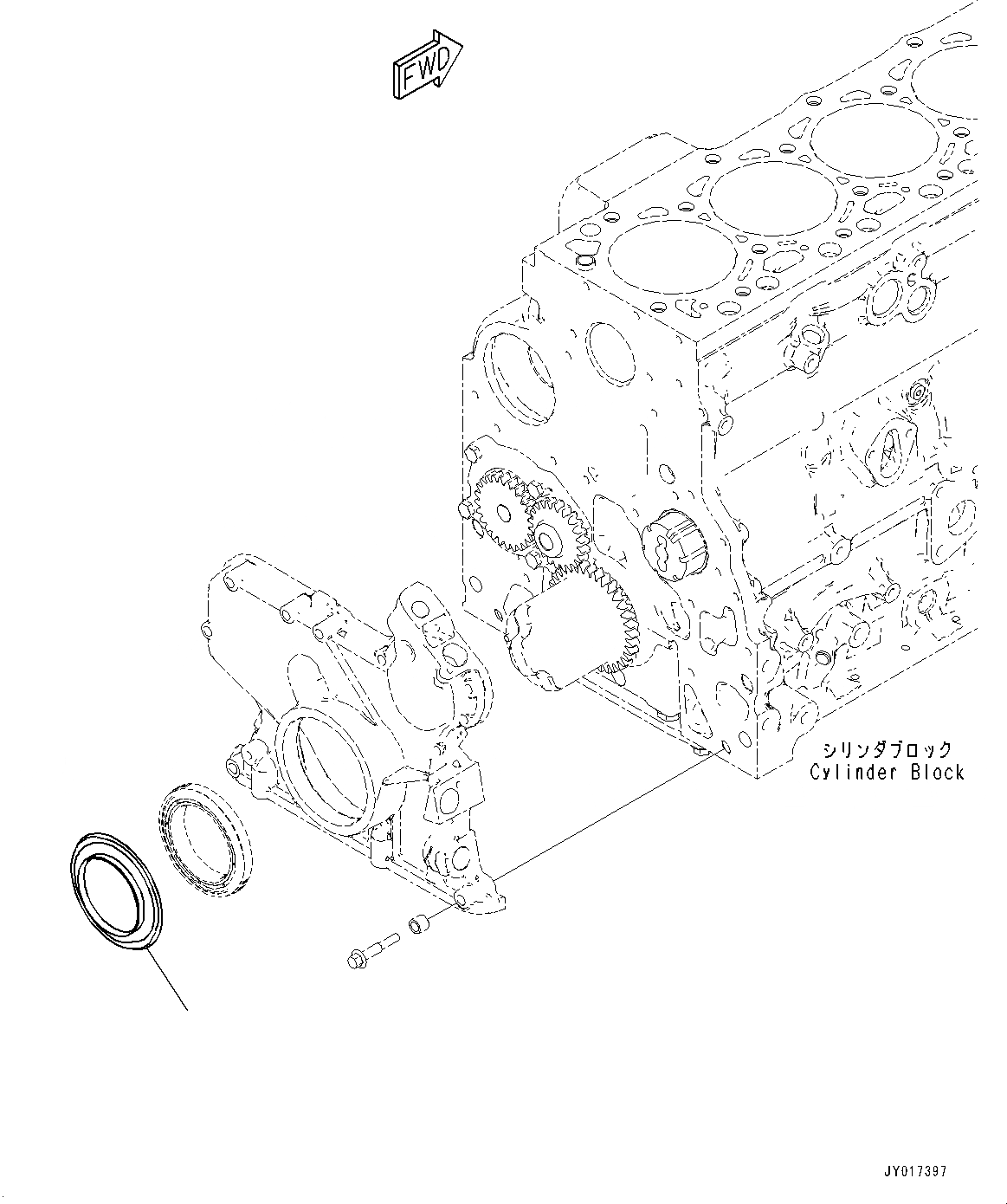 Схема запчастей Komatsu SAA6D107E-1K - DUST УПЛОТНЕНИЕ (№79-) DUST УПЛОТНЕНИЕ