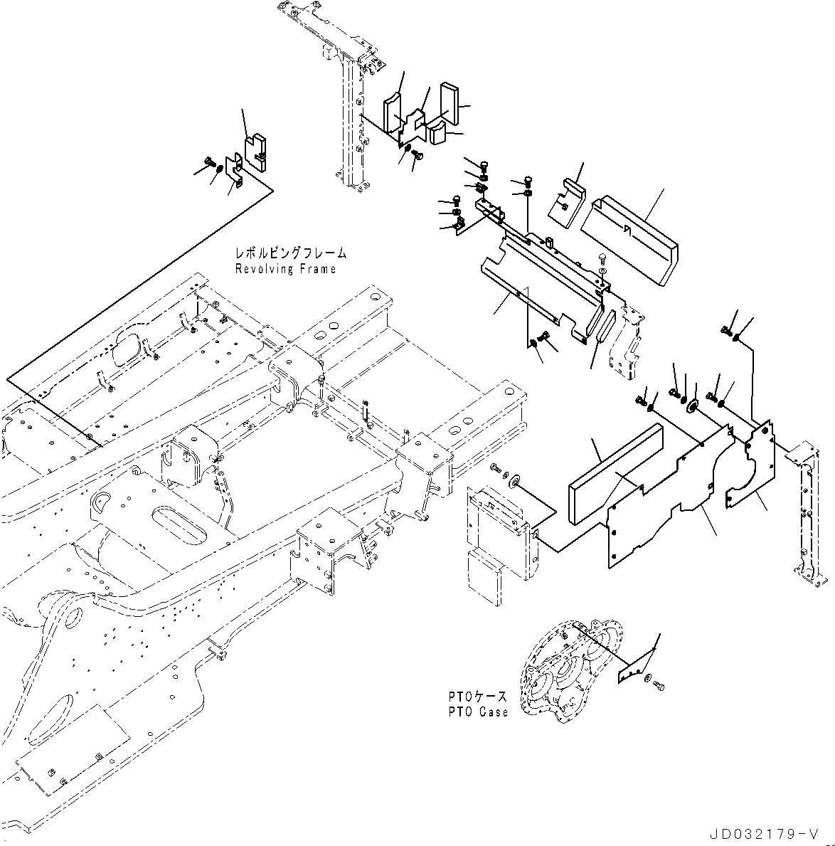 Схема запчастей Komatsu PC650LC-8E0 - КАБИНА ПЕРЕГОРОДКА., (/) (№-) КАБИНА ПЕРЕГОРОДКА.