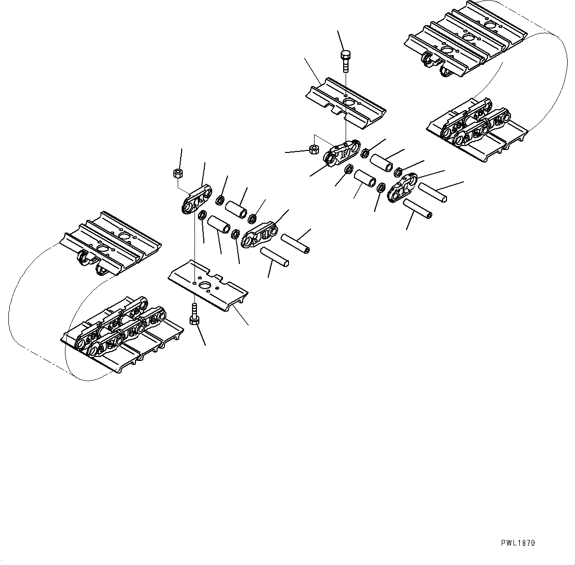 Схема запчастей Komatsu PC650LC-8E0 - ГУСЕНИЦЫ ASSEMBLY, ROUND ОТВЕРСТИЕD ДВОЙН. ГРУНТОЗАЦЕП SHOE, MM ШИР., УПЛОТНЕНИЕED И СМАЗ.D СОЕДИНИТЕЛЬН. ЗВЕНОS (№-) ГУСЕНИЦЫ ASSEMBLY, ROUND ОТВЕРСТИЕD ДВОЙН. ГРУНТОЗАЦЕП SHOE, MM ШИР., УПЛОТНЕНИЕED И СМАЗ.D СОЕДИНИ