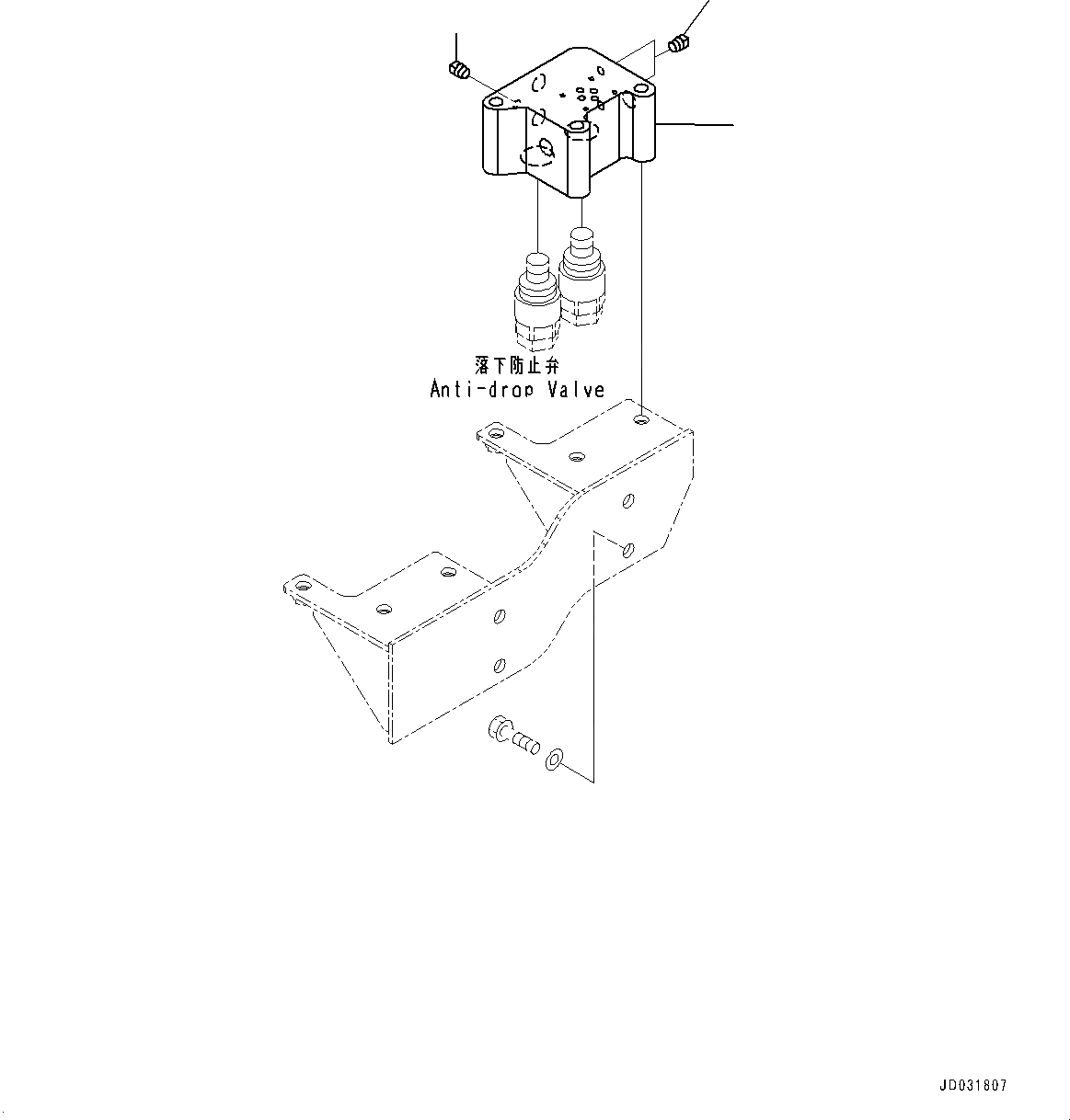 Схема запчастей Komatsu PC600LC-8E0 - ПРОТИВОВЕС REMOVER, БЛОК (№-) ПРОТИВОВЕС REMOVER