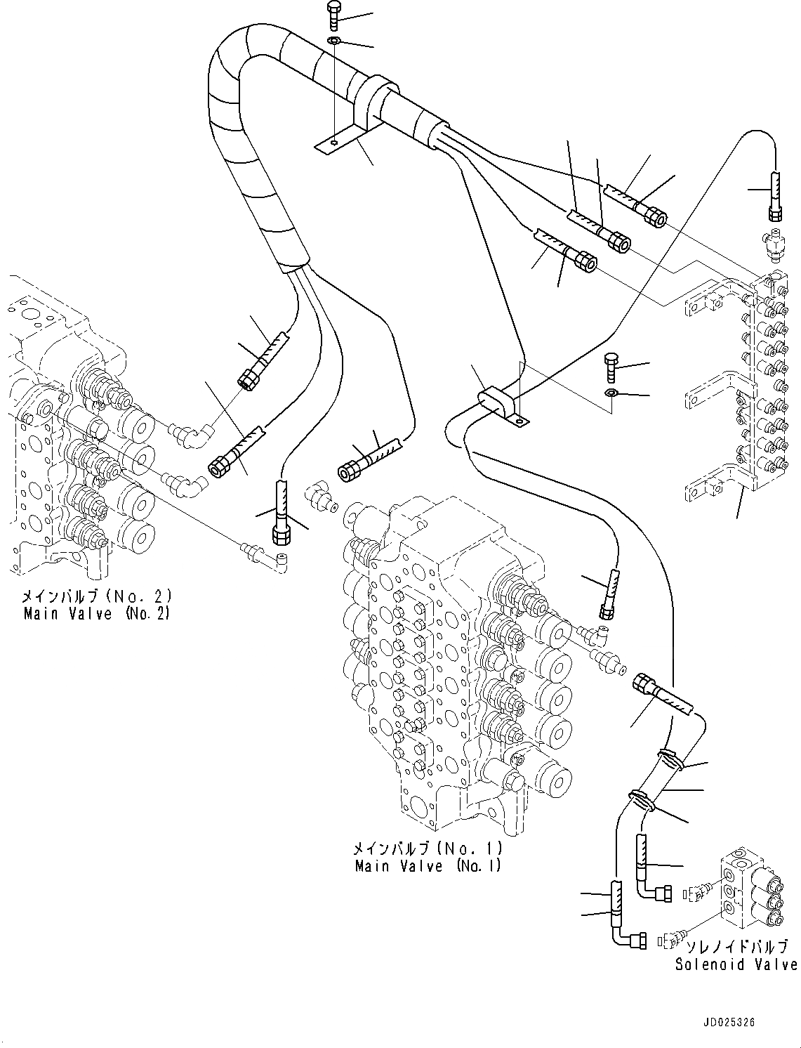 Схема запчастей Komatsu PC1250-8R - ПРОПОРЦИОНАЛЬН. PRESSURE УПРАВЛ-Е (PPC) УСИЛ. ПОДЪЕМ ТРУБЫ (№-) ПРОПОРЦИОНАЛЬН. PRESSURE УПРАВЛ-Е (PPC) УСИЛ. ПОДЪЕМ ТРУБЫ, С ПРЯМАЯ ЛОПАТА CONFIGURATION