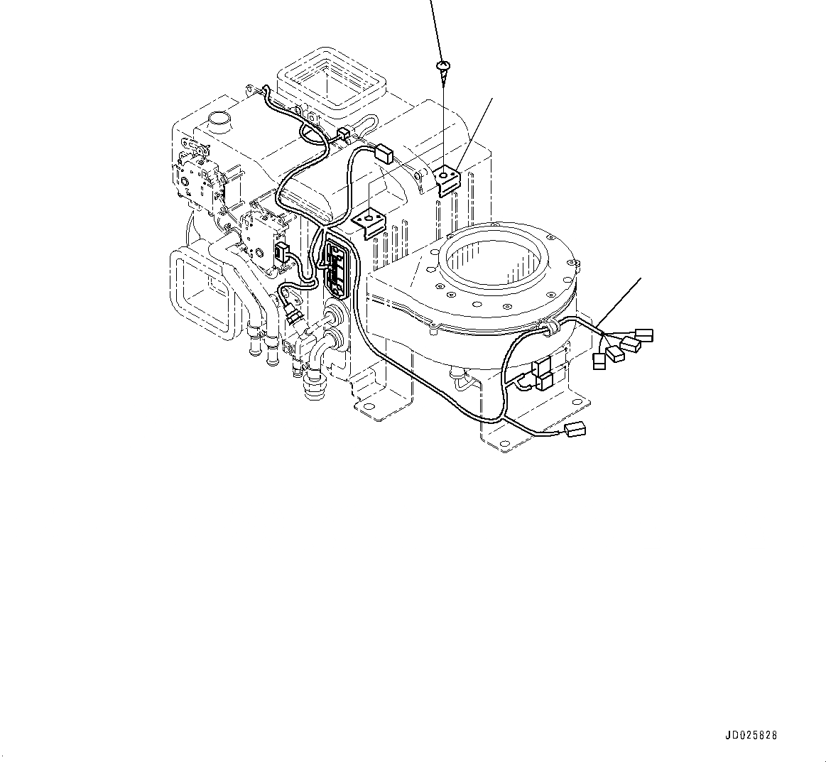 Схема запчастей Komatsu PC1250-8R - ОСНОВН. КОНСТРУКЦИЯ, БЛОК КОНДИЦИОНЕРА (/) (№-) ОСНОВН. КОНСТРУКЦИЯ, С ПРЯМАЯ ЛОПАТА CONFIGURATION, АВТОМАТИЧ. КОНДИЦ. ВОЗДУХА, БОЛ. WIND QUANTITY, VHMS