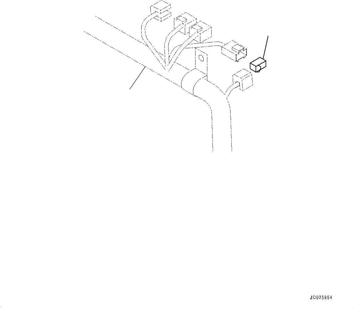 Схема запчастей Komatsu PC1250-8R - ПЕРЕКЛЮЧАТЕЛЬ (№-) ПЕРЕКЛЮЧАТЕЛЬ, HOT AREA ARRANGEMENT (+DEG C)