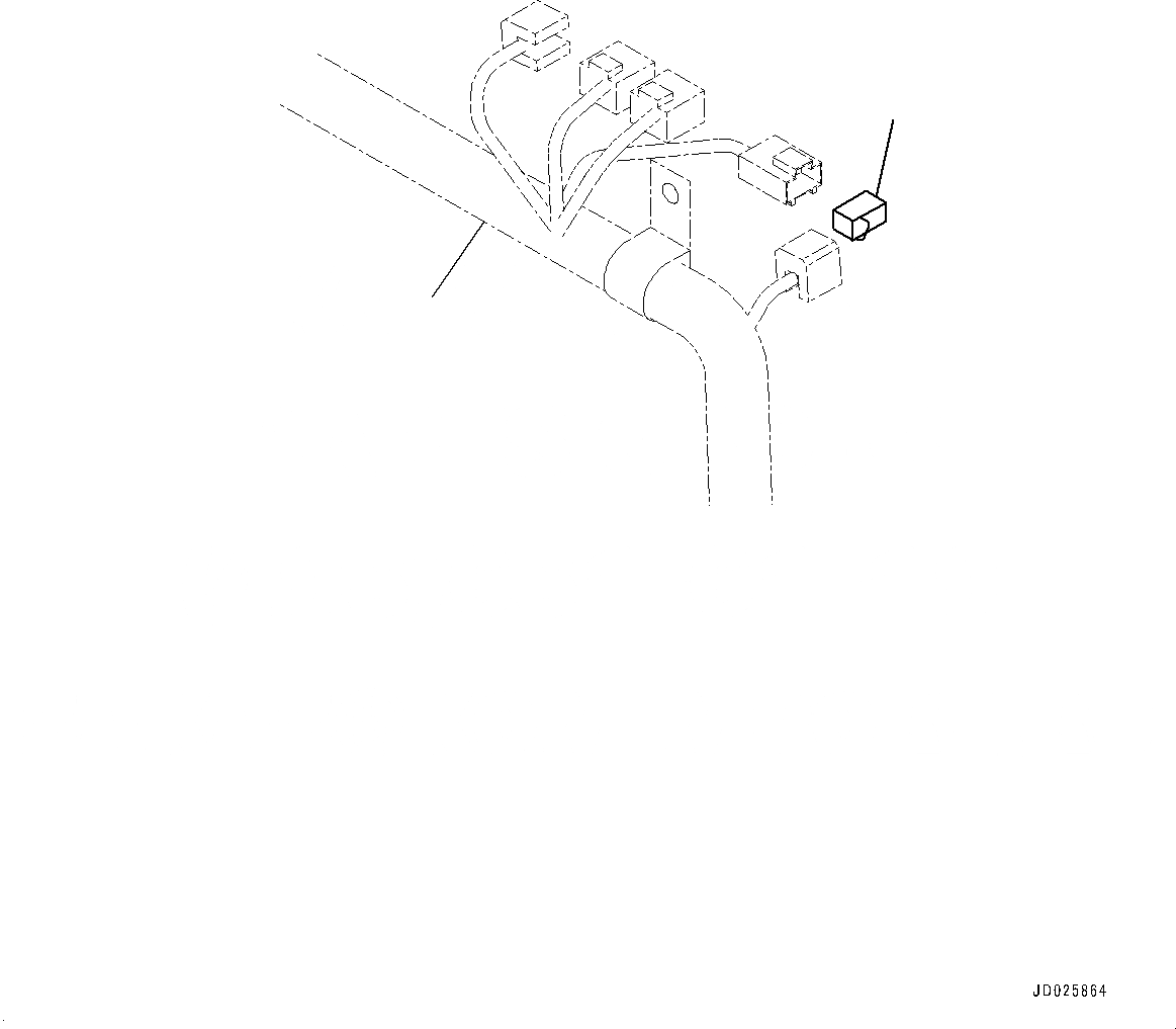 Схема запчастей Komatsu PC1250SP-8R - ПЕРЕКЛЮЧАТЕЛЬ (№-) ПЕРЕКЛЮЧАТЕЛЬ, HOT AREA ARRANGEMENT (+DEG C)