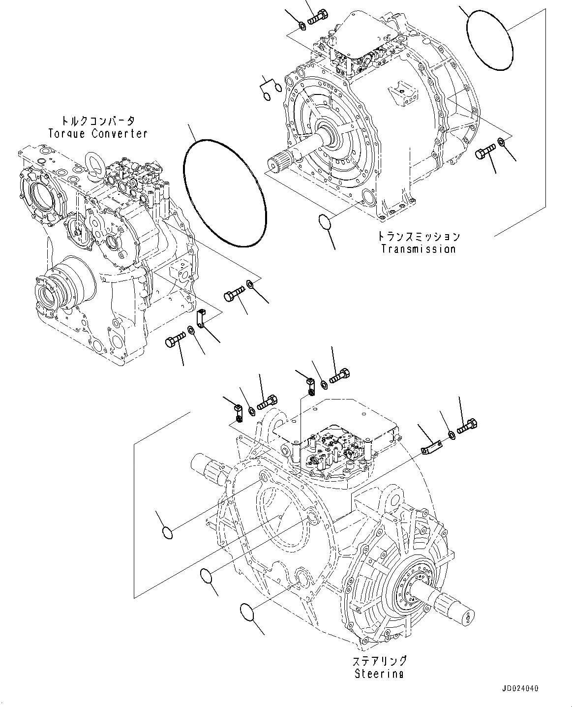 Схема запчастей Komatsu D475ASD-5E0 - СИЛОВАЯ ПЕРЕДАЧА, COMPONENT (№7-) СИЛОВАЯ ПЕРЕДАЧА