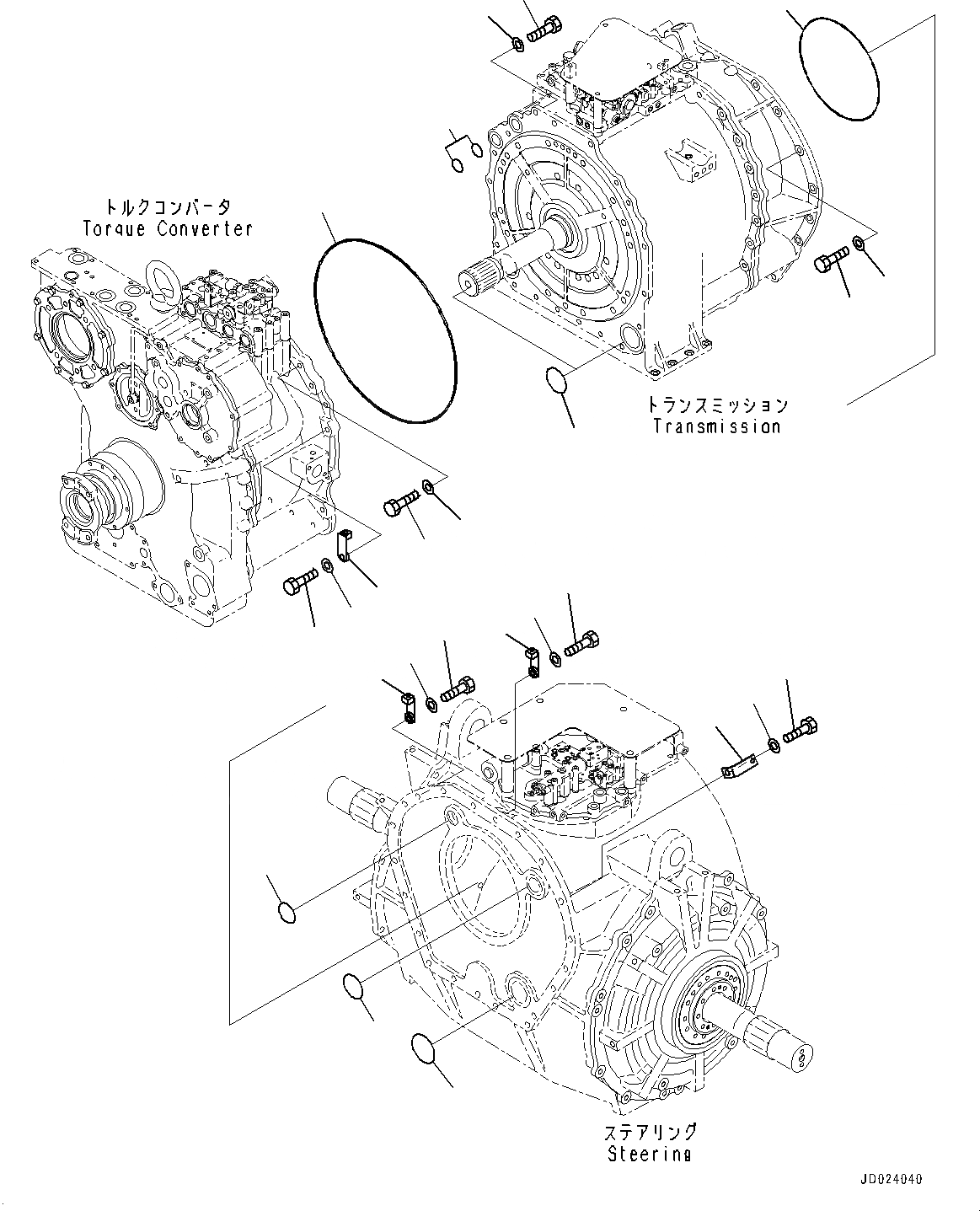 Схема запчастей Komatsu D475ASD-5E0 - СИЛОВАЯ ПЕРЕДАЧА, COMPONENT (№7-) СИЛОВАЯ ПЕРЕДАЧА