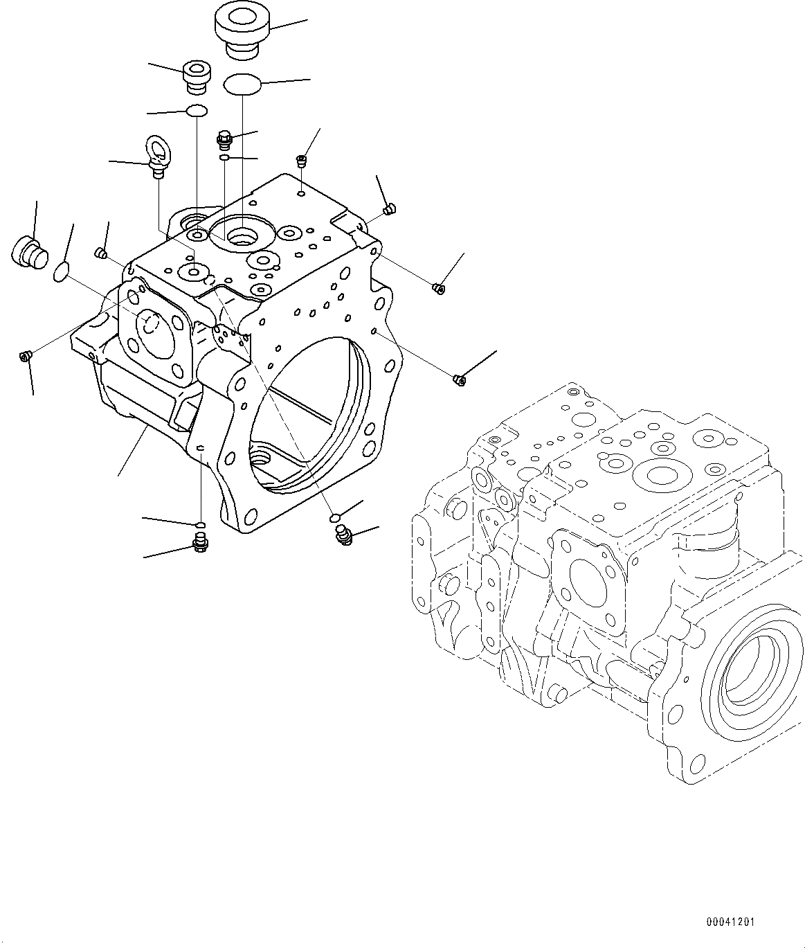 Схема запчастей Komatsu D475ASD-5E0 - ПОРШЕНЬ НАСОС, ВНУТР. ЧАСТИ (/) (№7-) ПОРШЕНЬ НАСОС