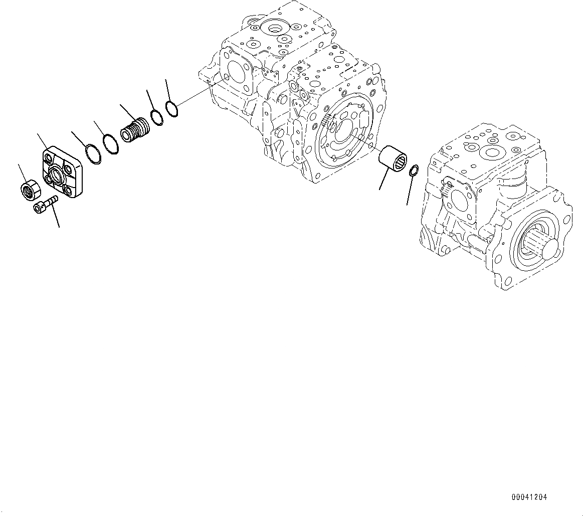 Схема запчастей Komatsu D475ASD-5E0 - ПОРШЕНЬ НАСОС, ВНУТР. ЧАСТИ (9/) (№7-) ПОРШЕНЬ НАСОС